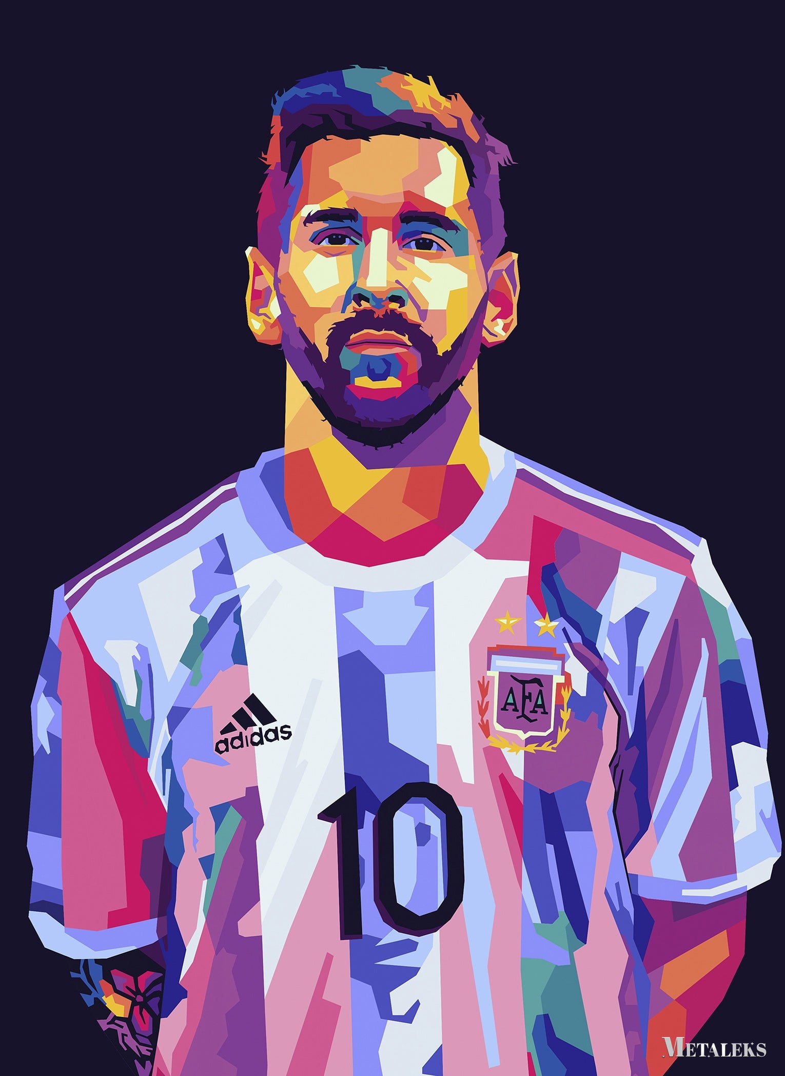 Leo Messi In Wpap style