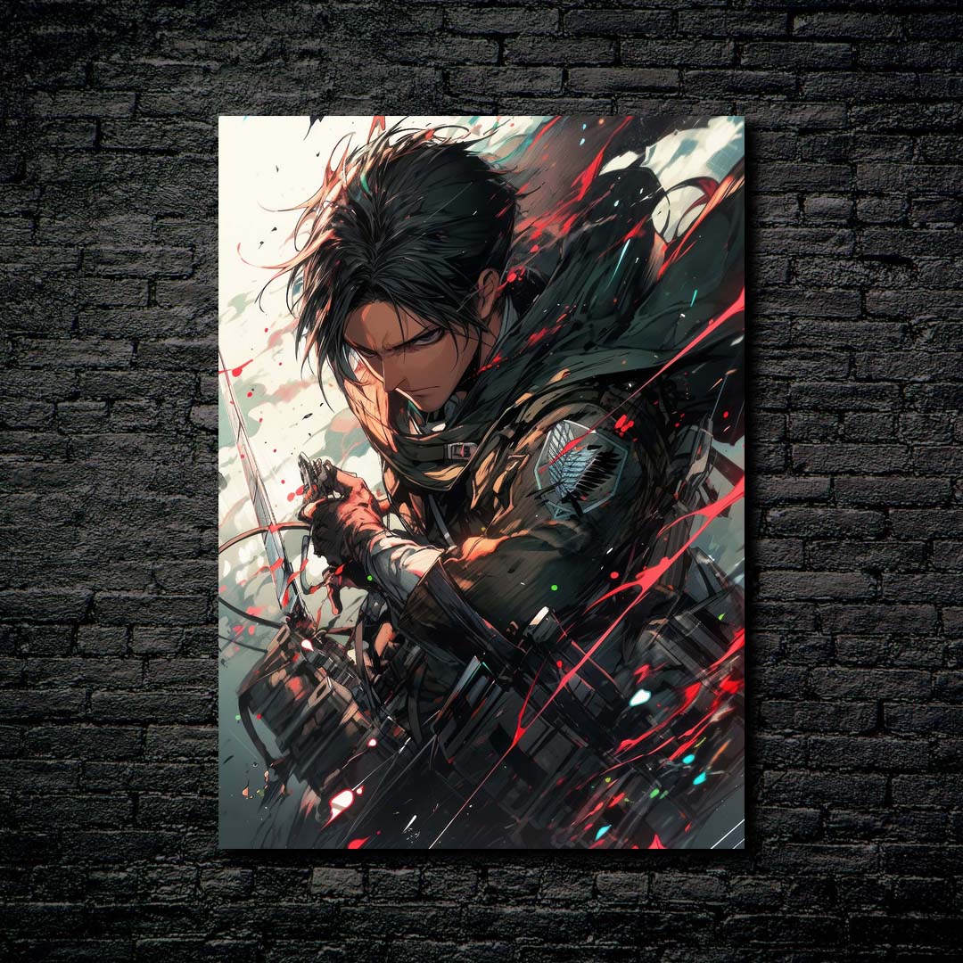 Levi Ackerman Wallpaper by @visinaire.ai