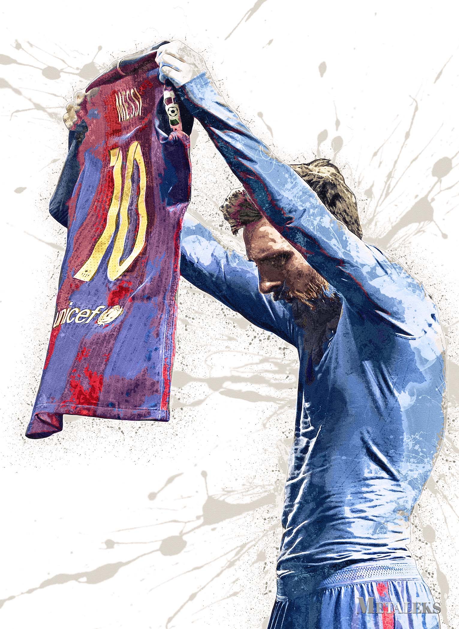 Lionel Messi Barcelona poster