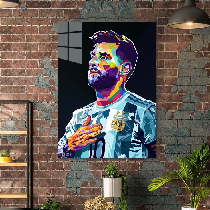 Lionel Messi wpap pop art