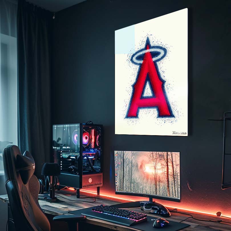 Los Angeles Angels Watercolor