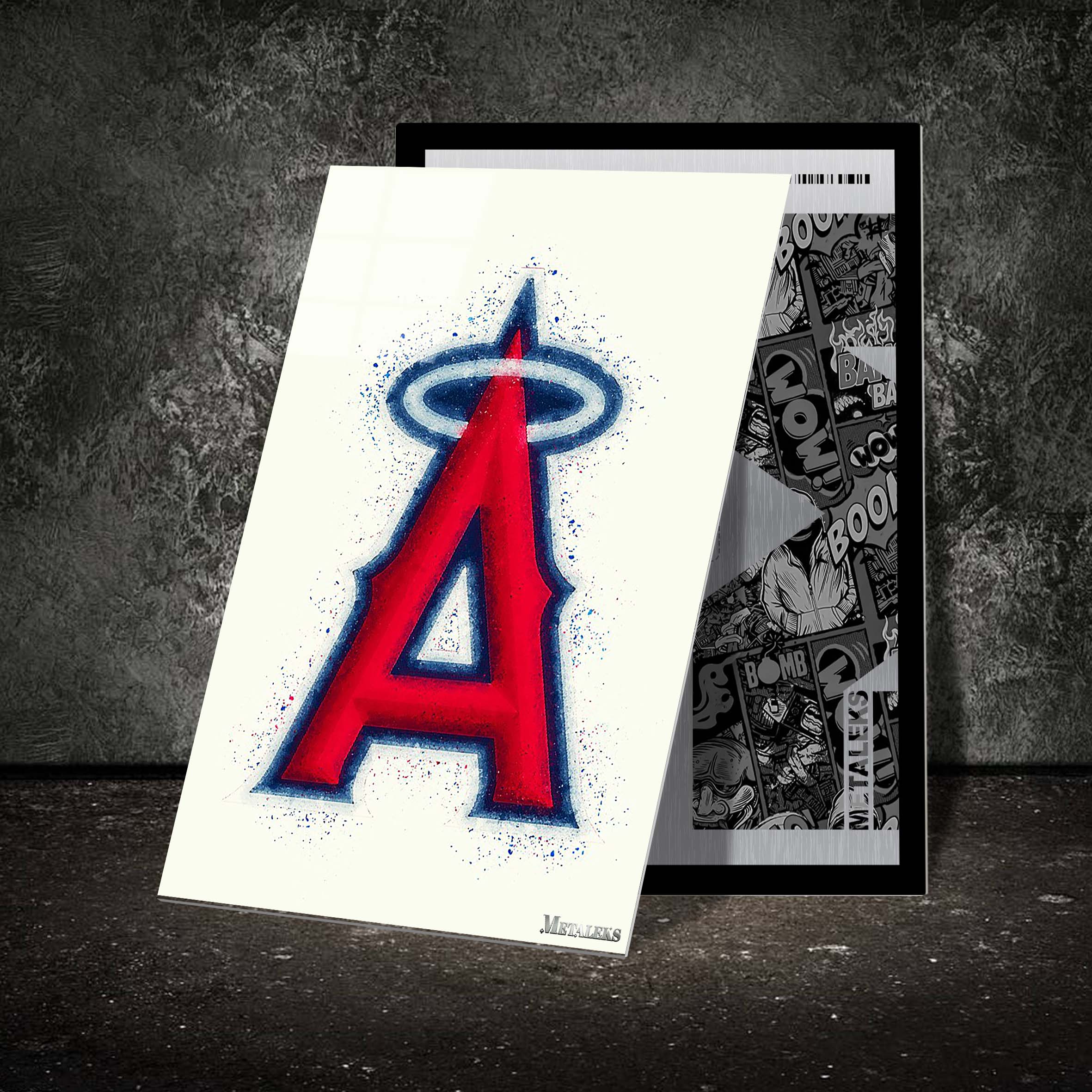 Los Angeles Angels Watercolor