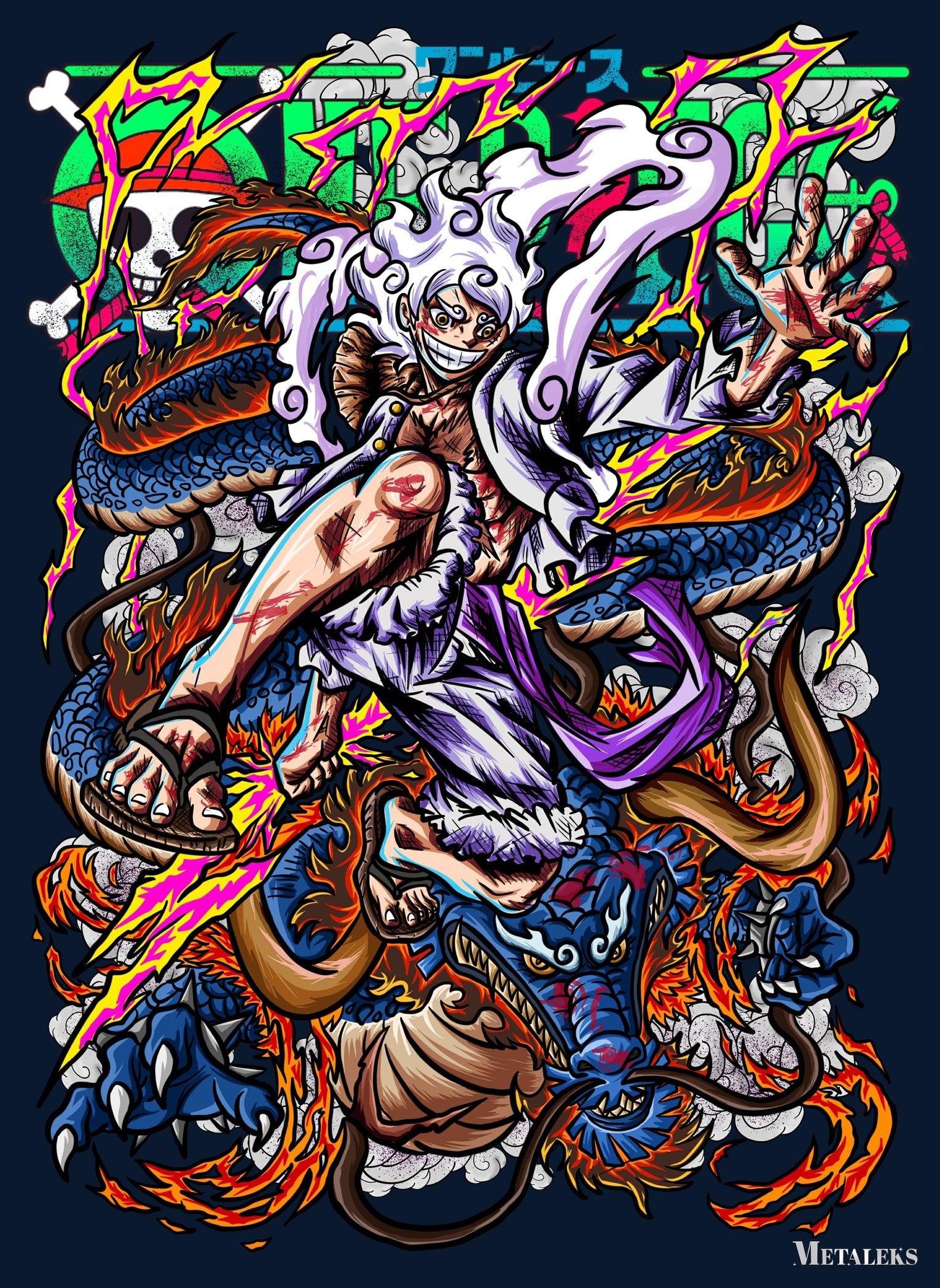Luffy X kaido H0729-25