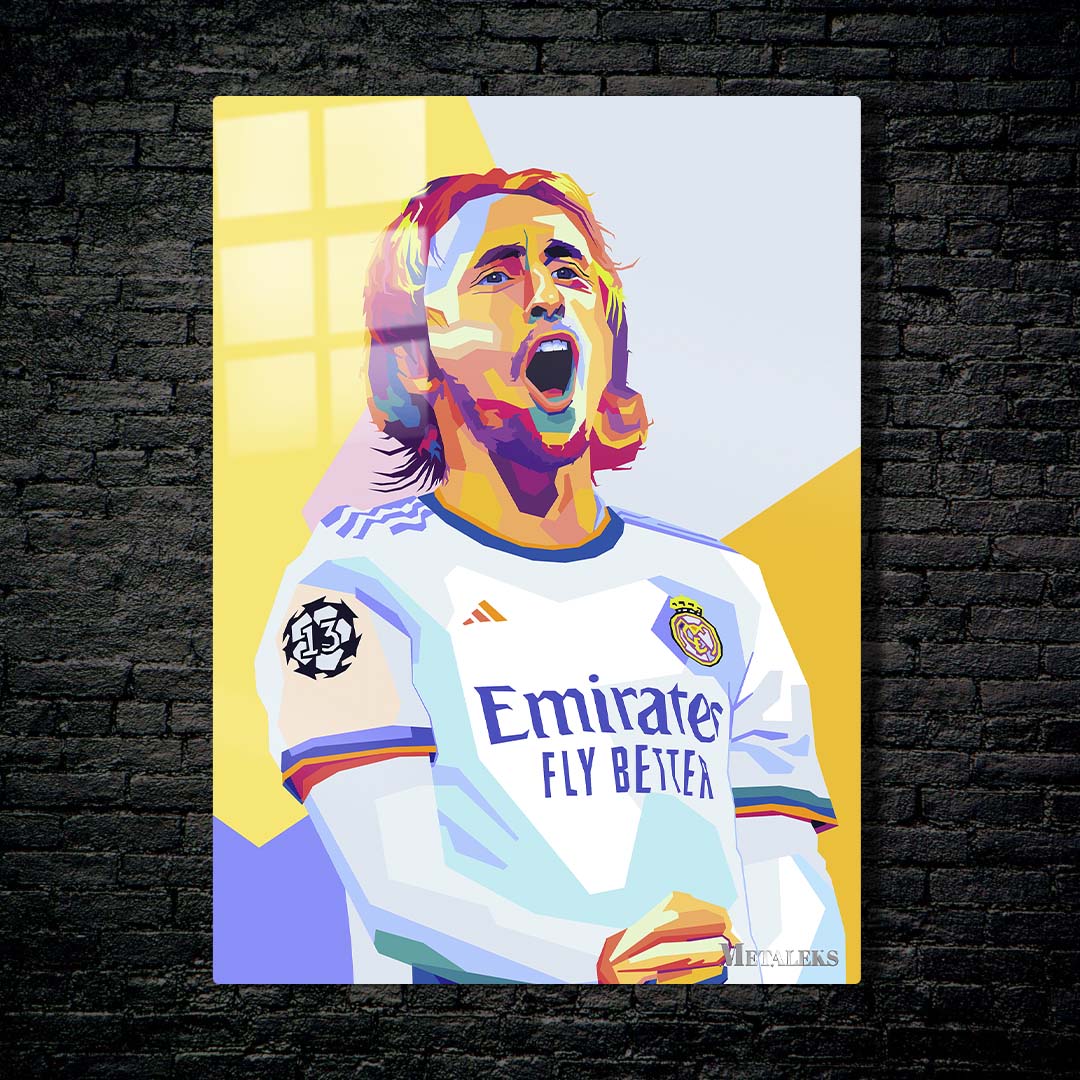 Luka Modric Wpap Pop Art2