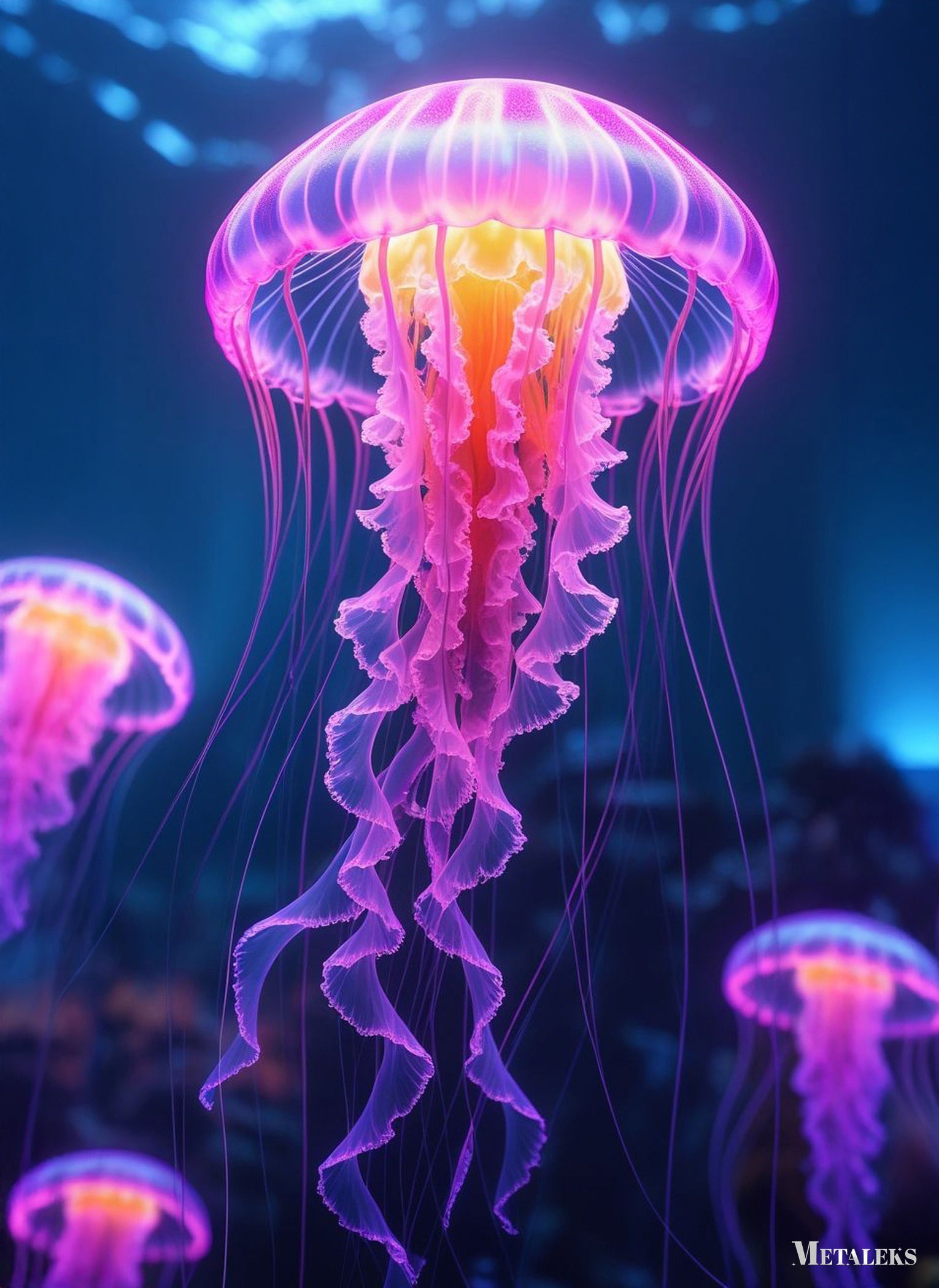 Luminous jellyfish
