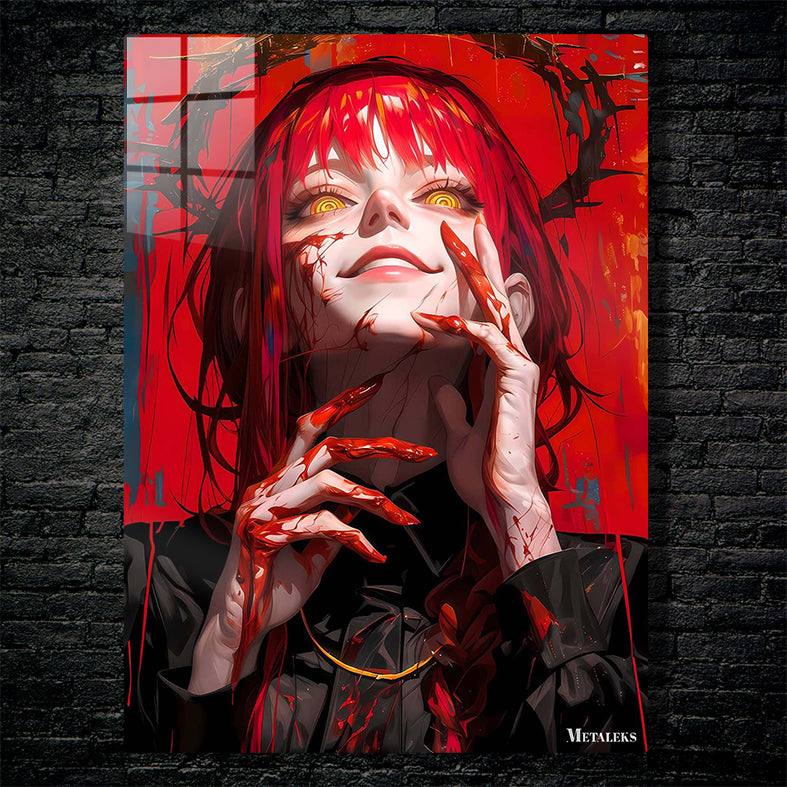 Makima Red Portrait