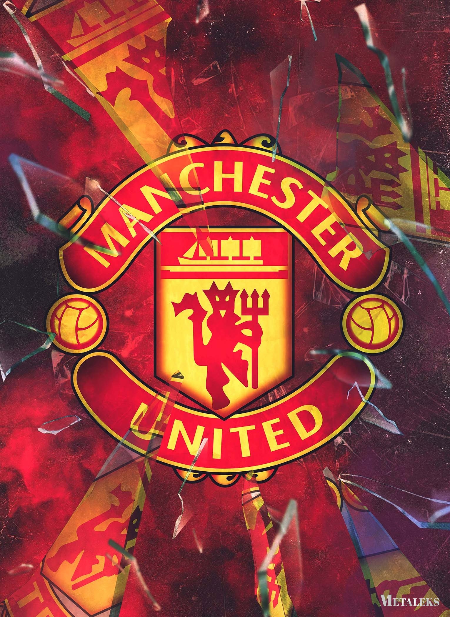 Manchester United watercolor