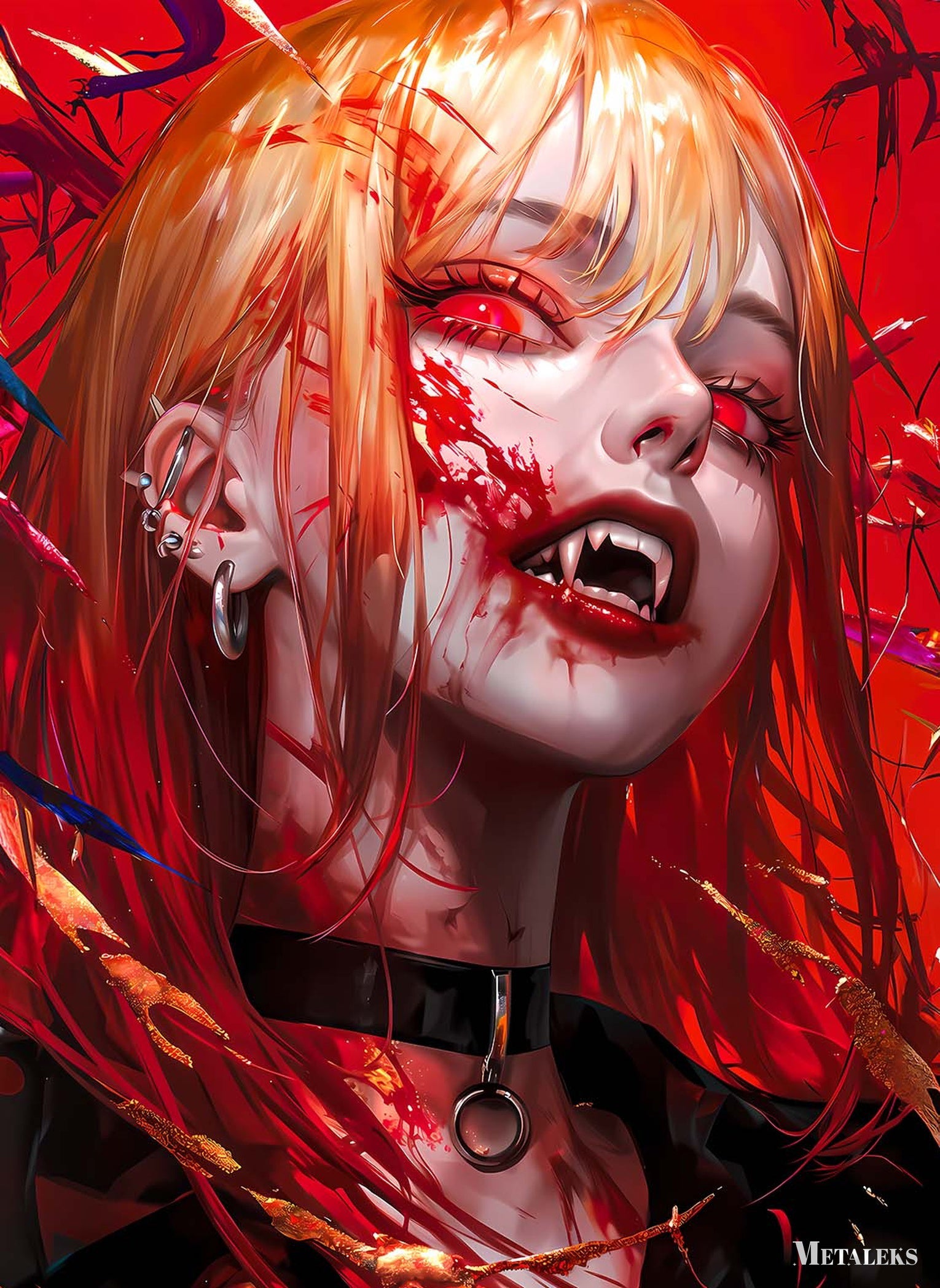 Marin Kitagawa Red Portrait