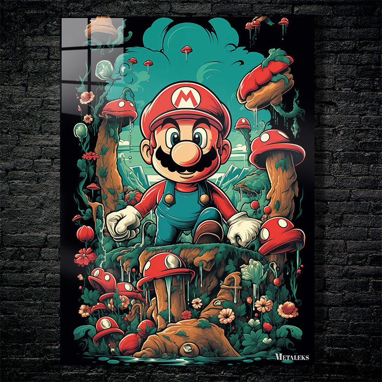 Mario on Mushroom Island