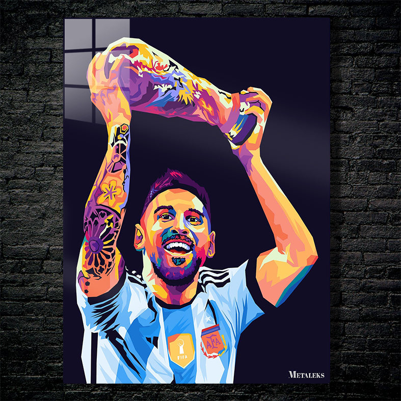 Messi In Wpap Style