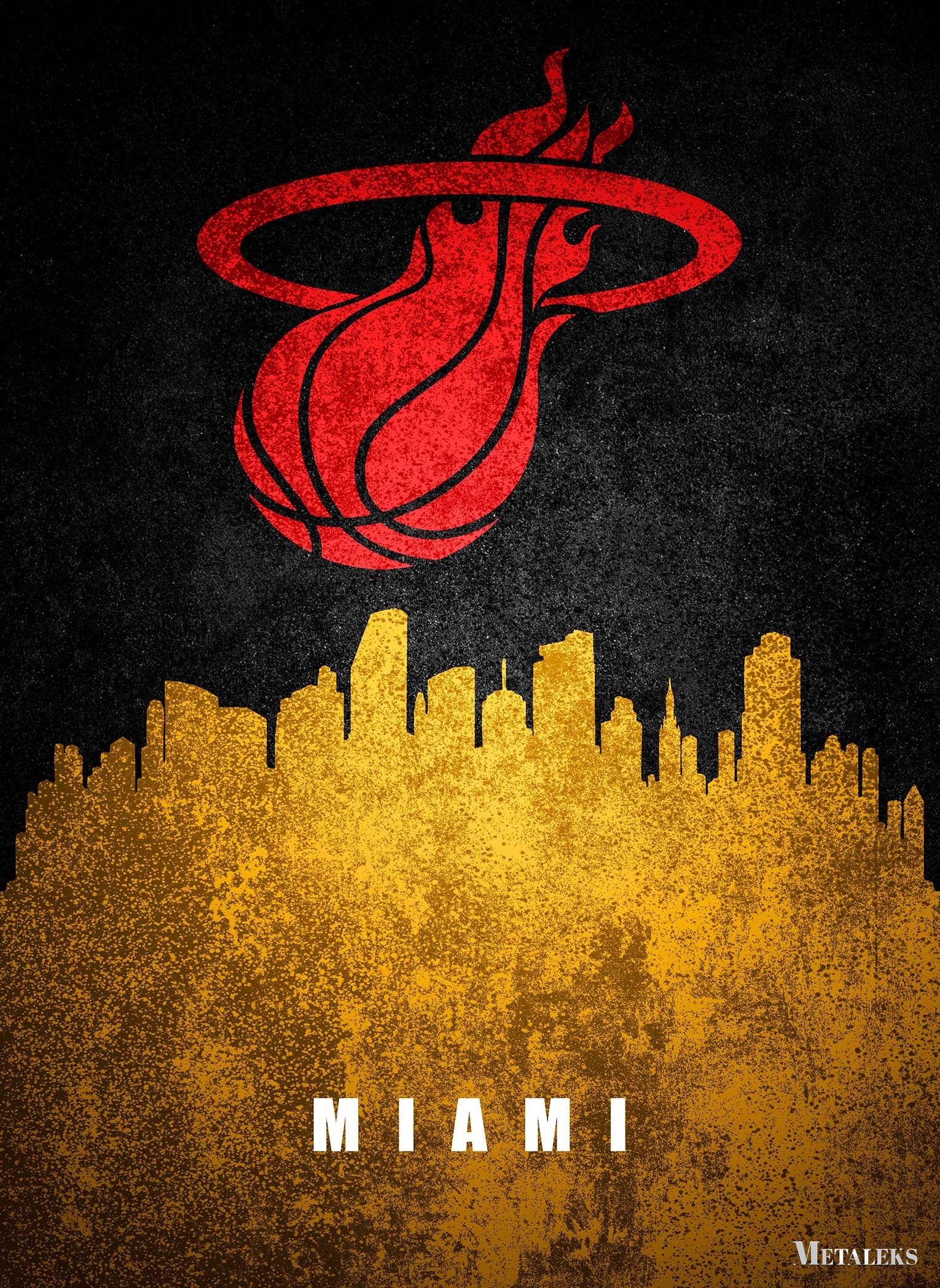 Miami Heat Miami Florida State Map
