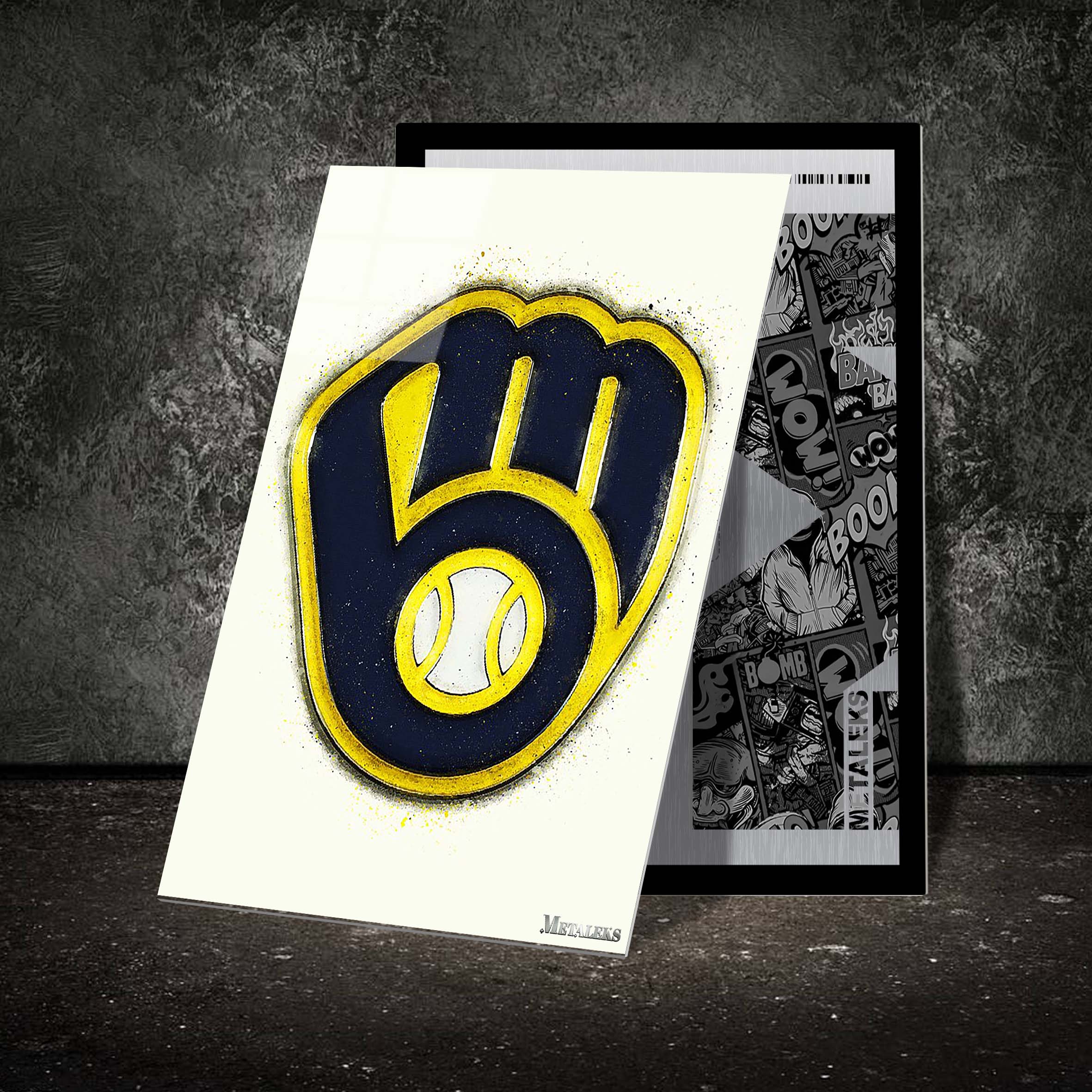 Milwaukee Brewers Watercolor