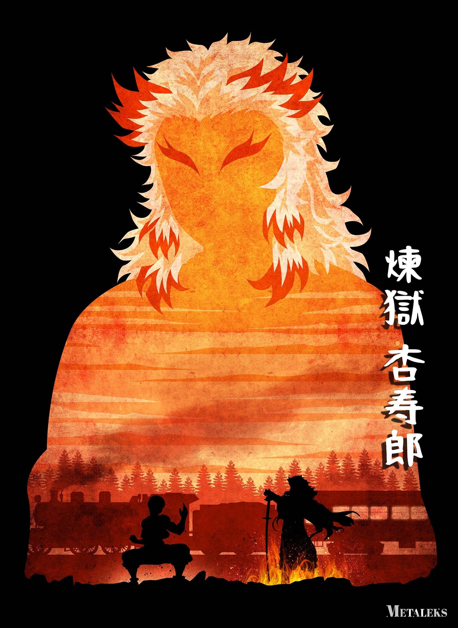 Minimalist SIlhouette Kyojuro 1