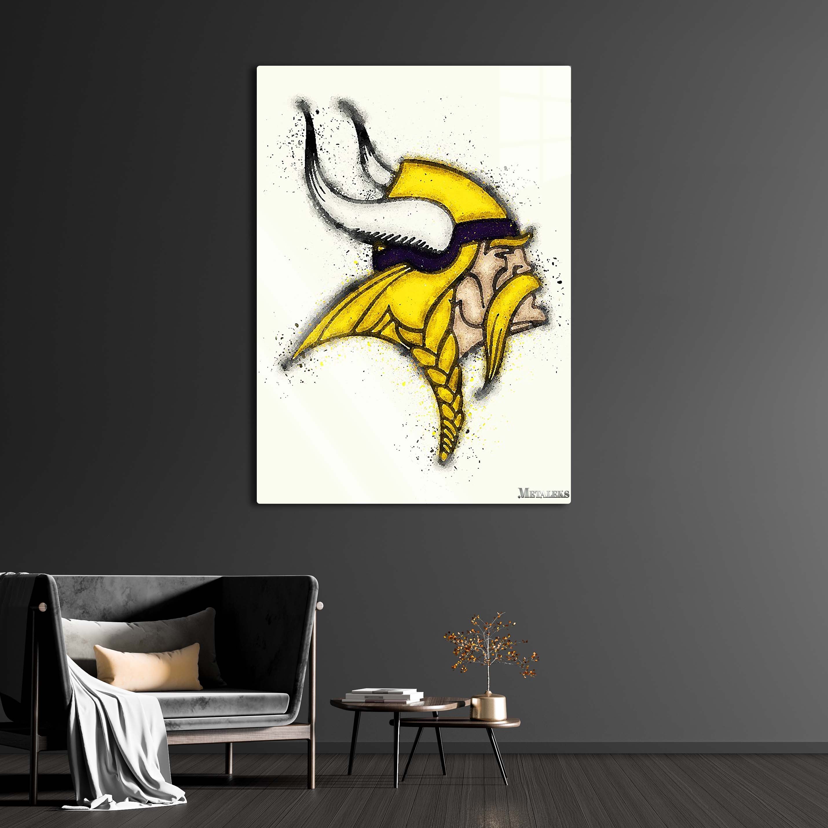 Minnesota Vikings Watercolor