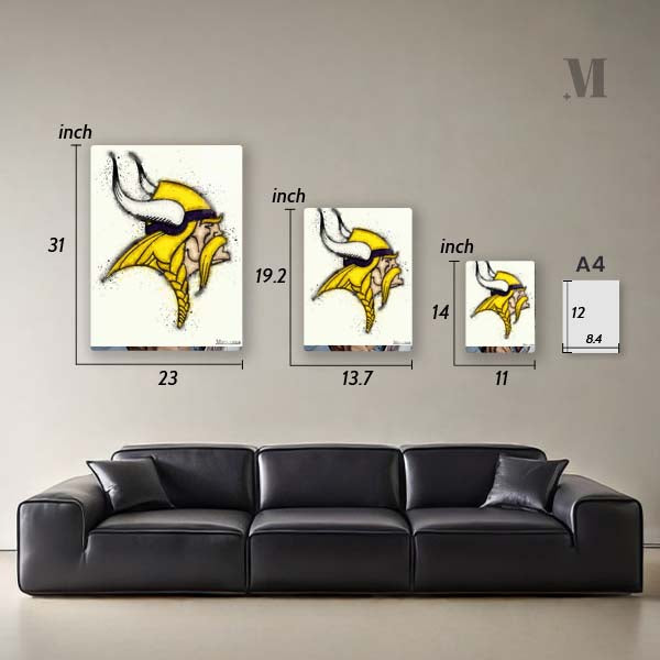 Minnesota Vikings Watercolor