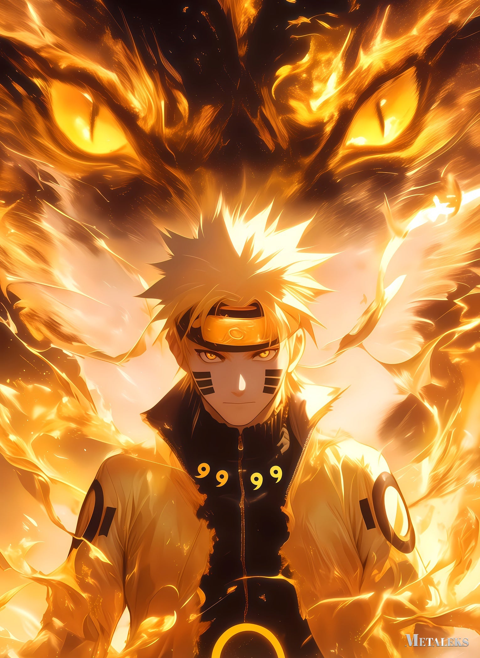 Naruto And Kurama Sage Mode  Anime Naruto