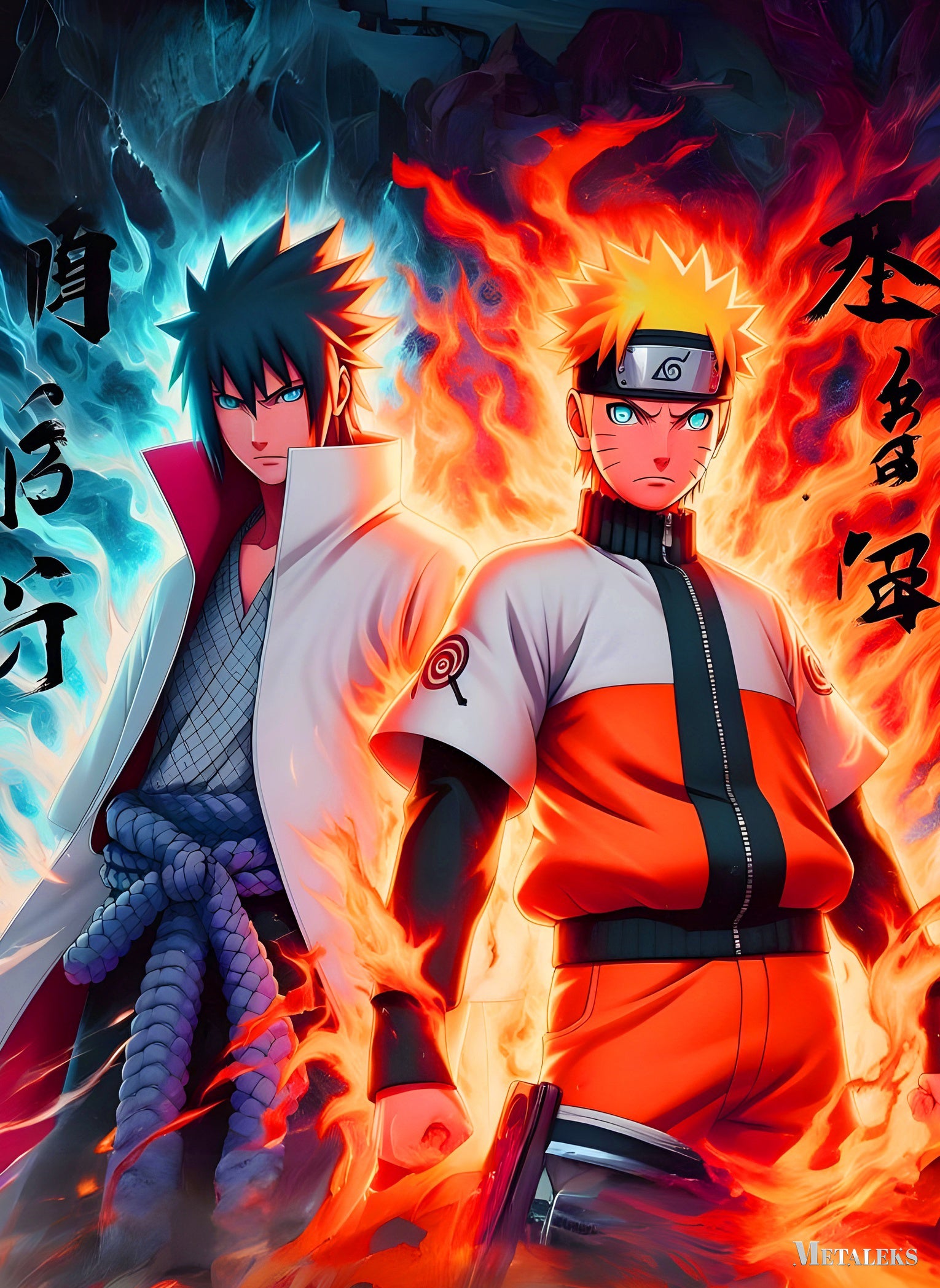Naruto Uzumaki Uciha Sasuke