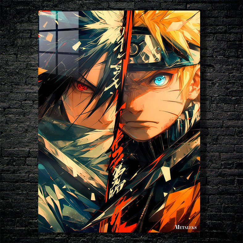 Naruto vs Sasuke poster art