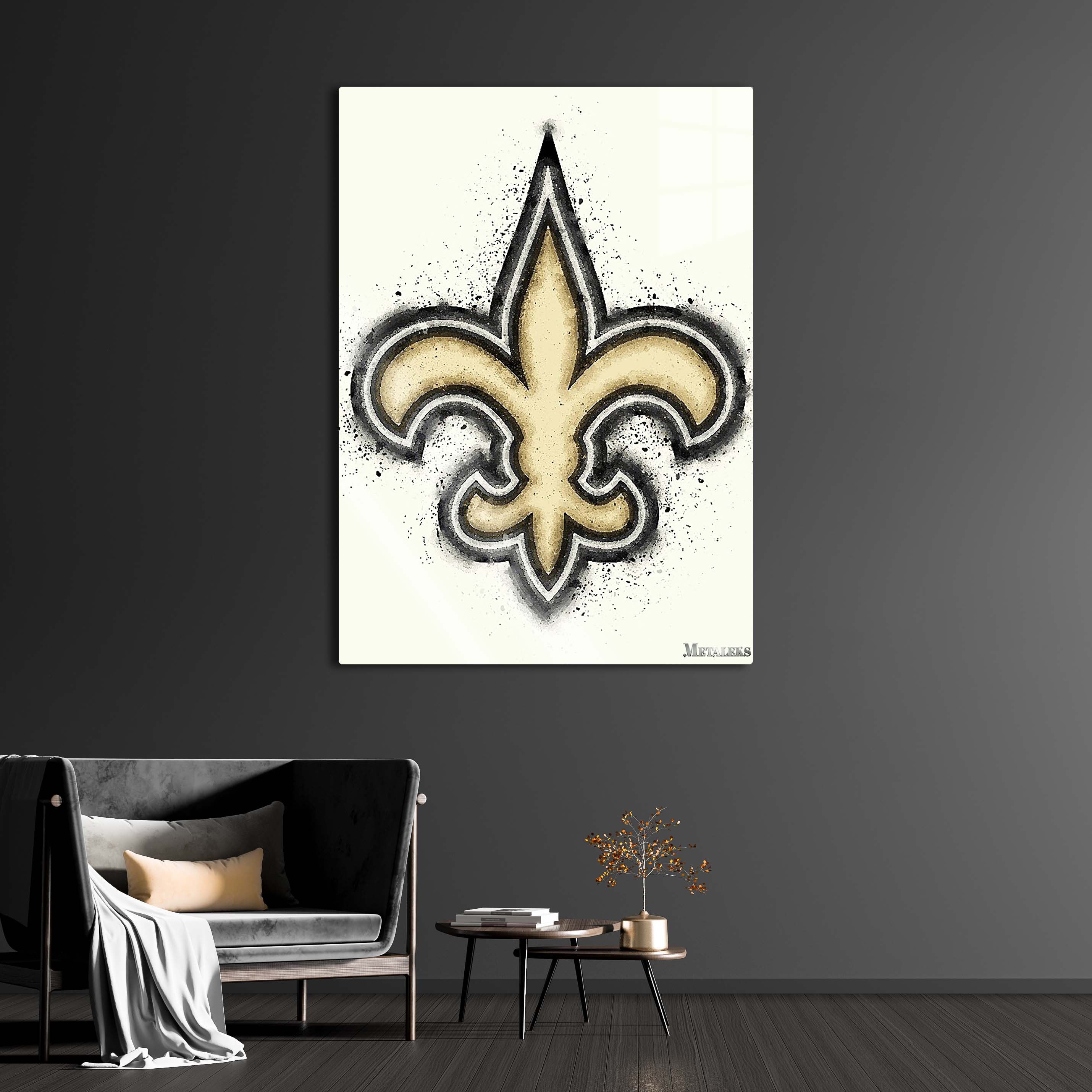 New Orleans Saints Watercolor