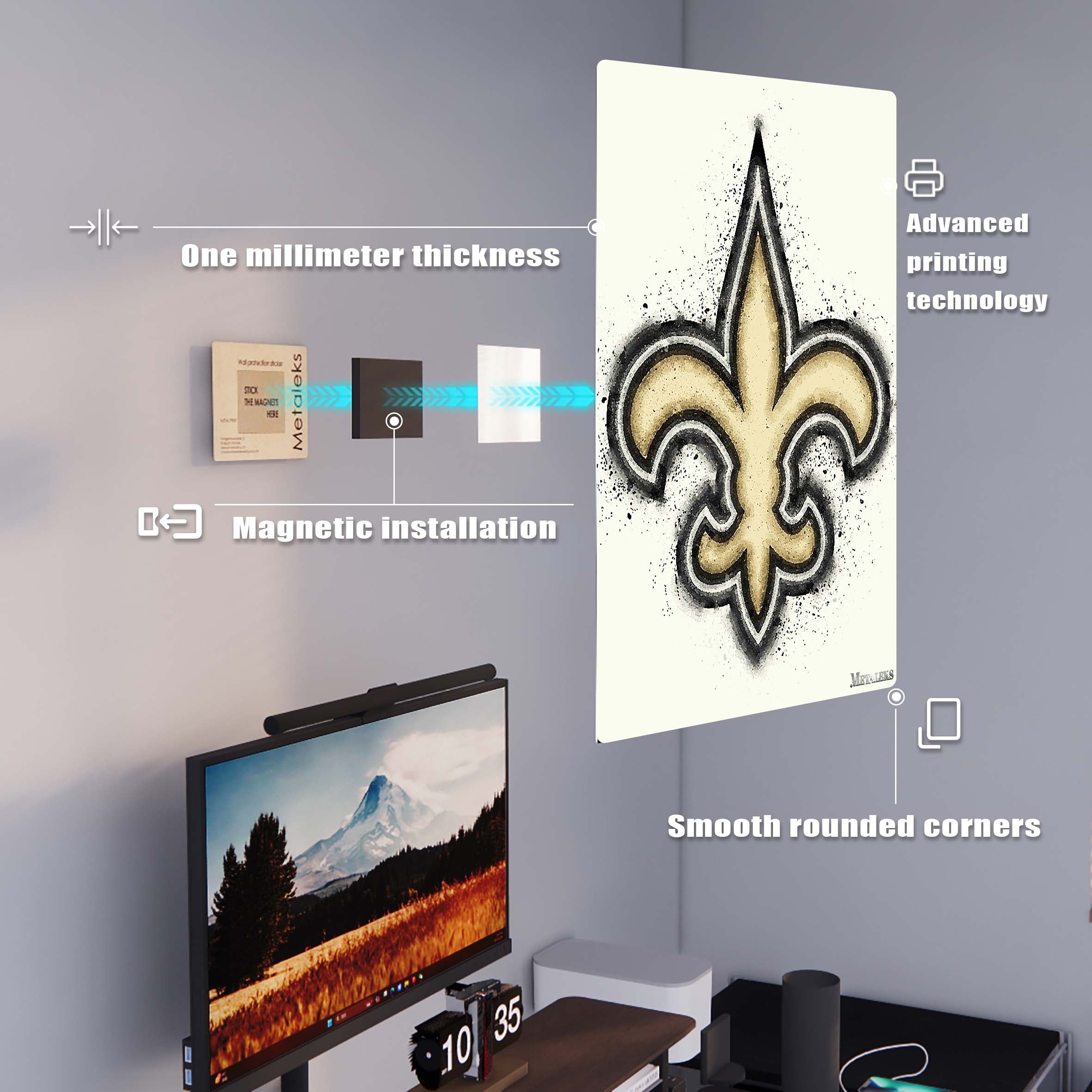 New Orleans Saints Watercolor