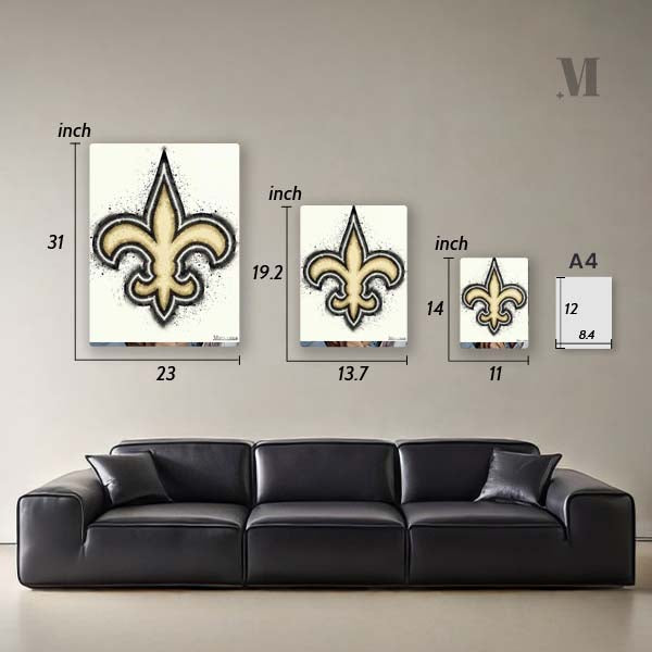 New Orleans Saints Watercolor