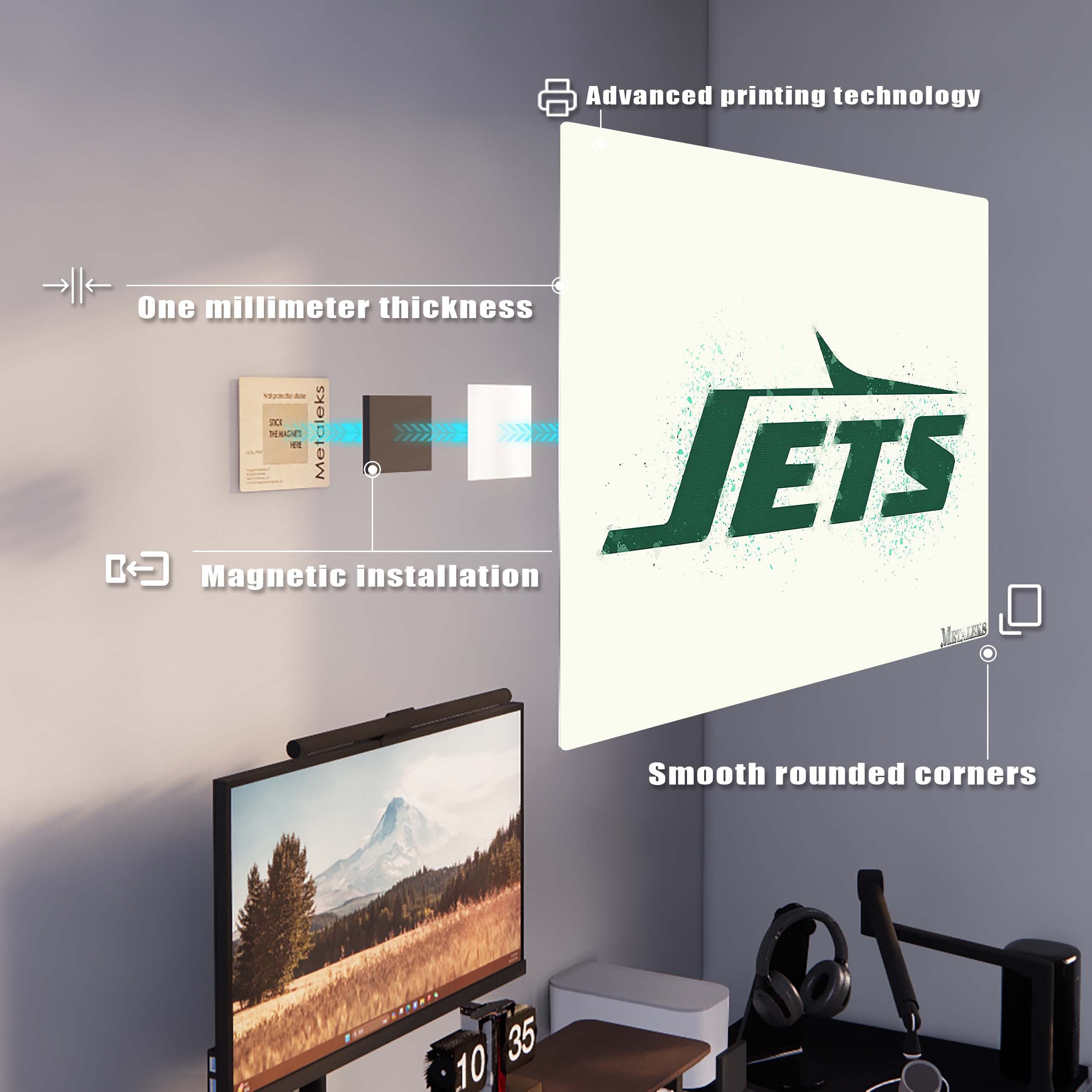 New York Jets Watercolor