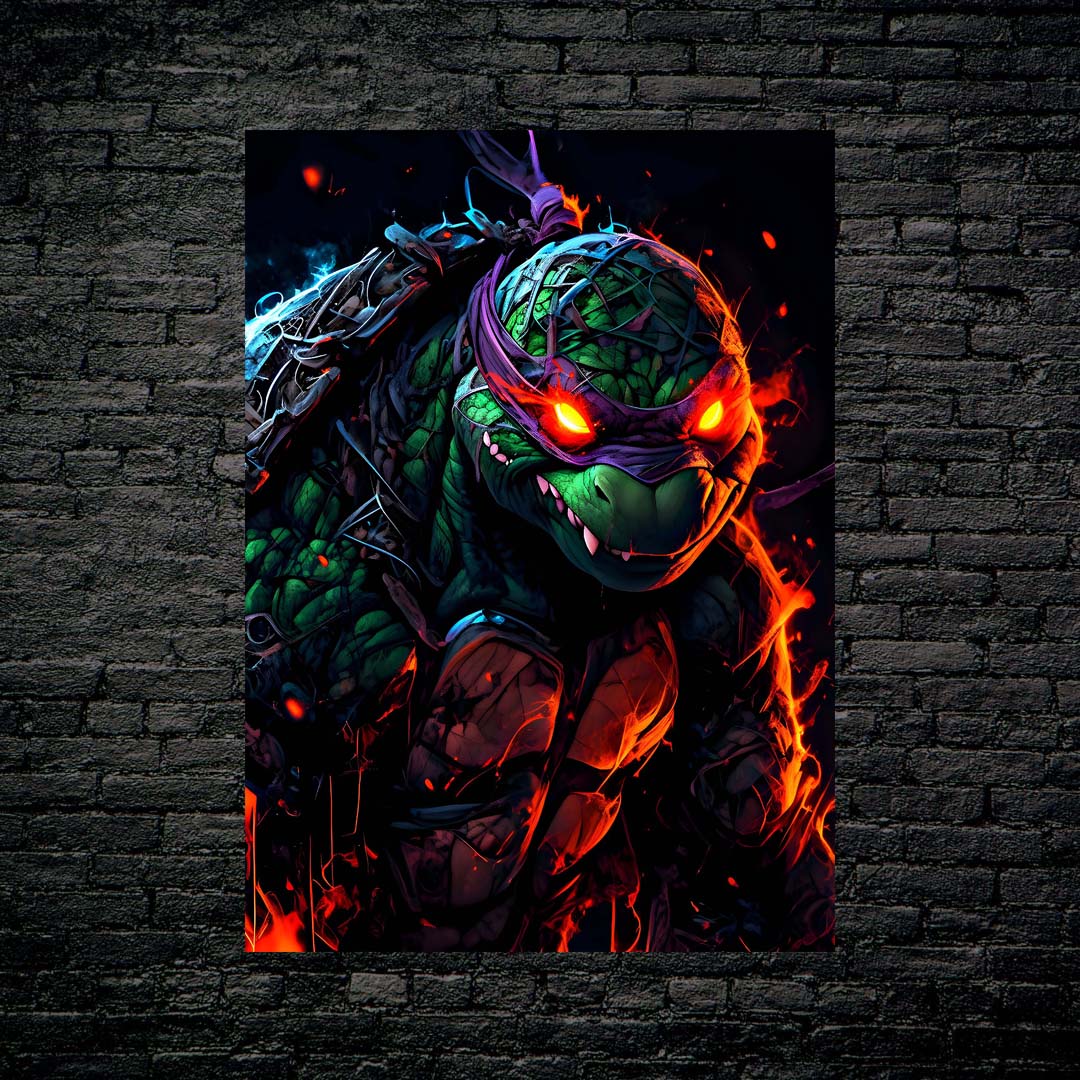 Ninja turtle Glowing eyes