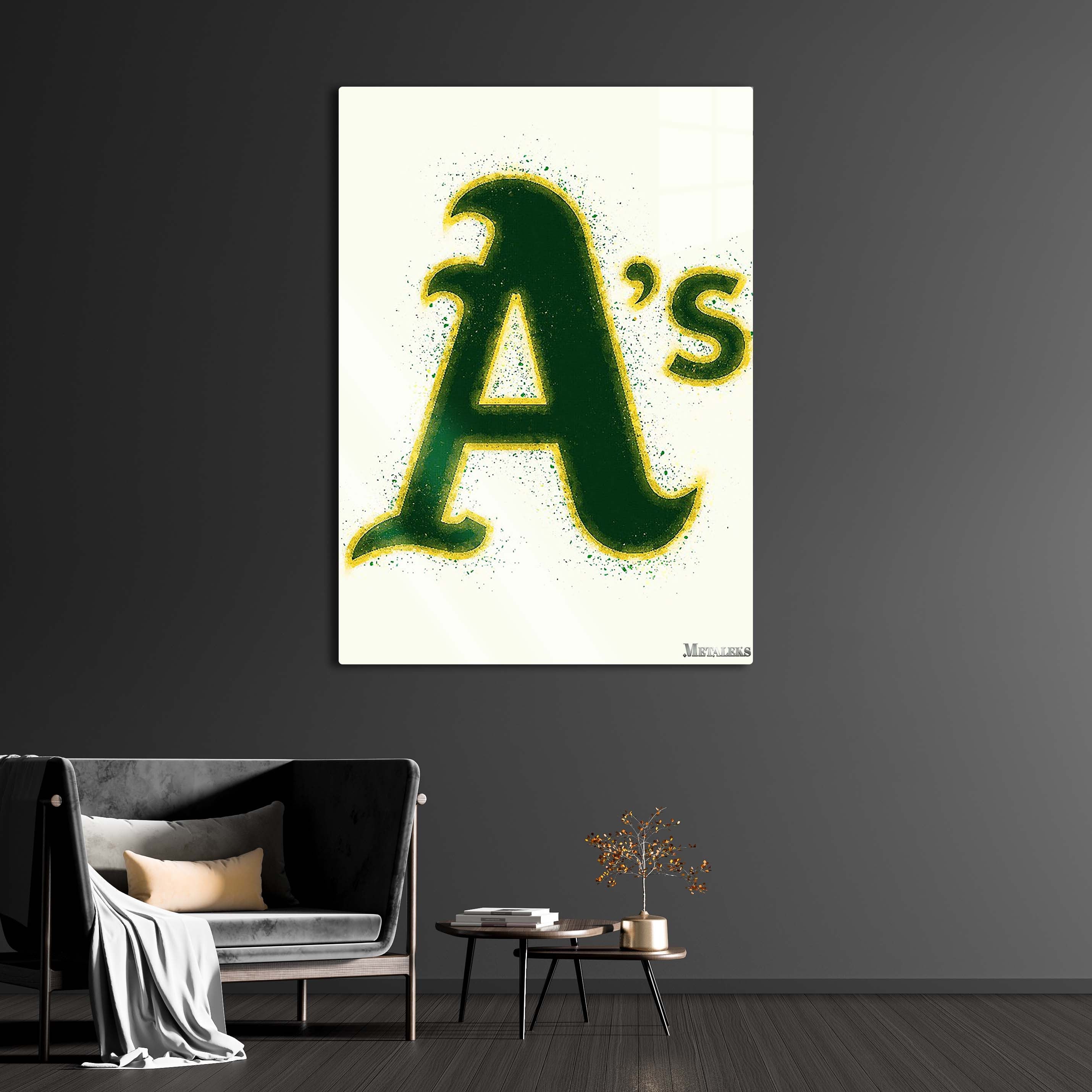Oakland Athletics Watercolor