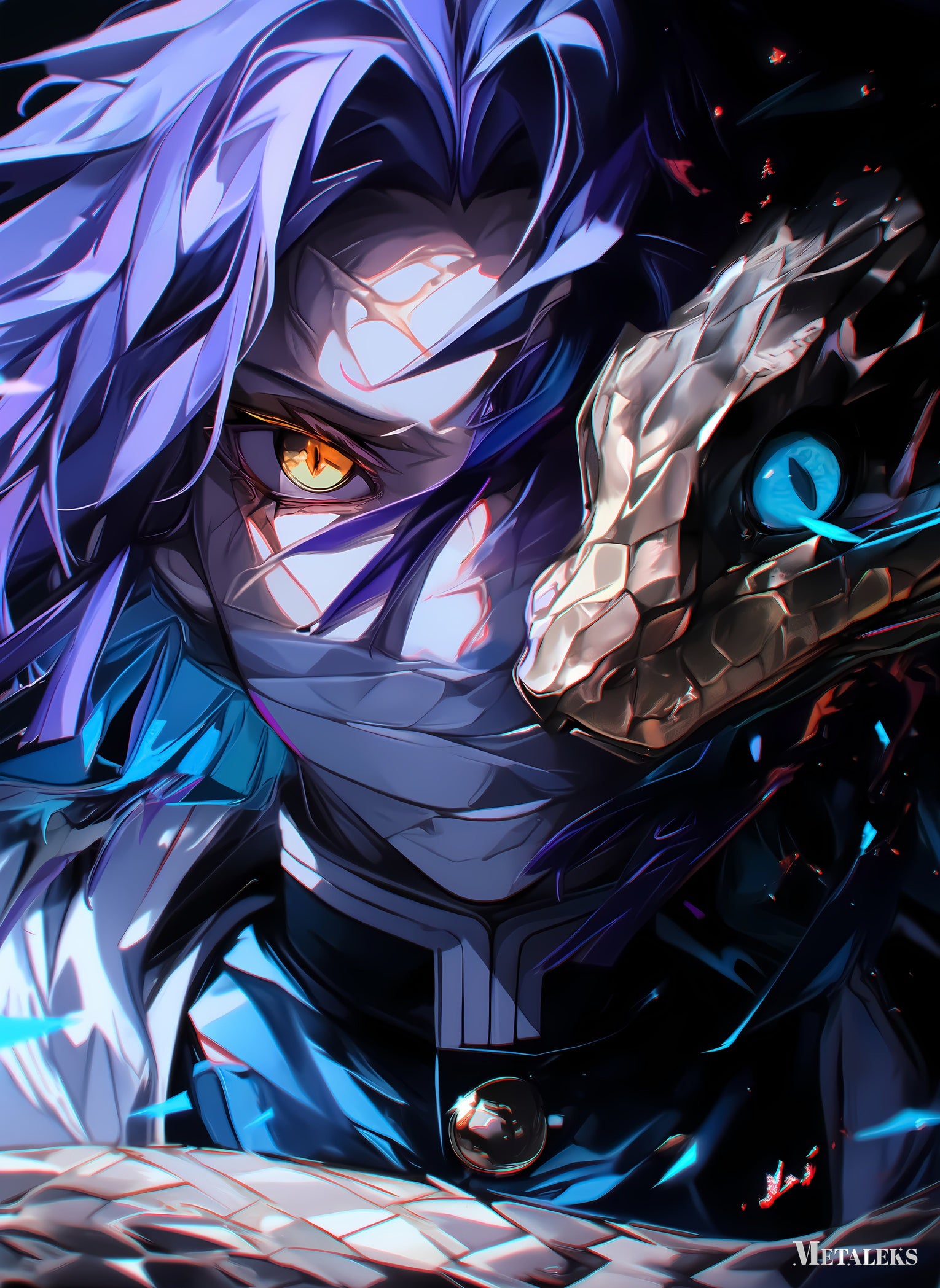 Obanai Iguro - Anime Demon Slayer