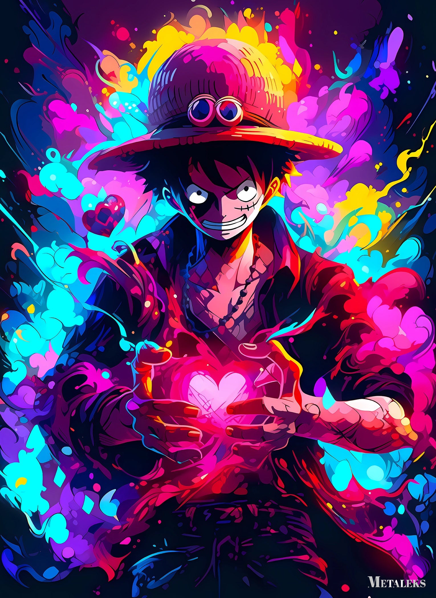 One Piece｜Neon Luffy