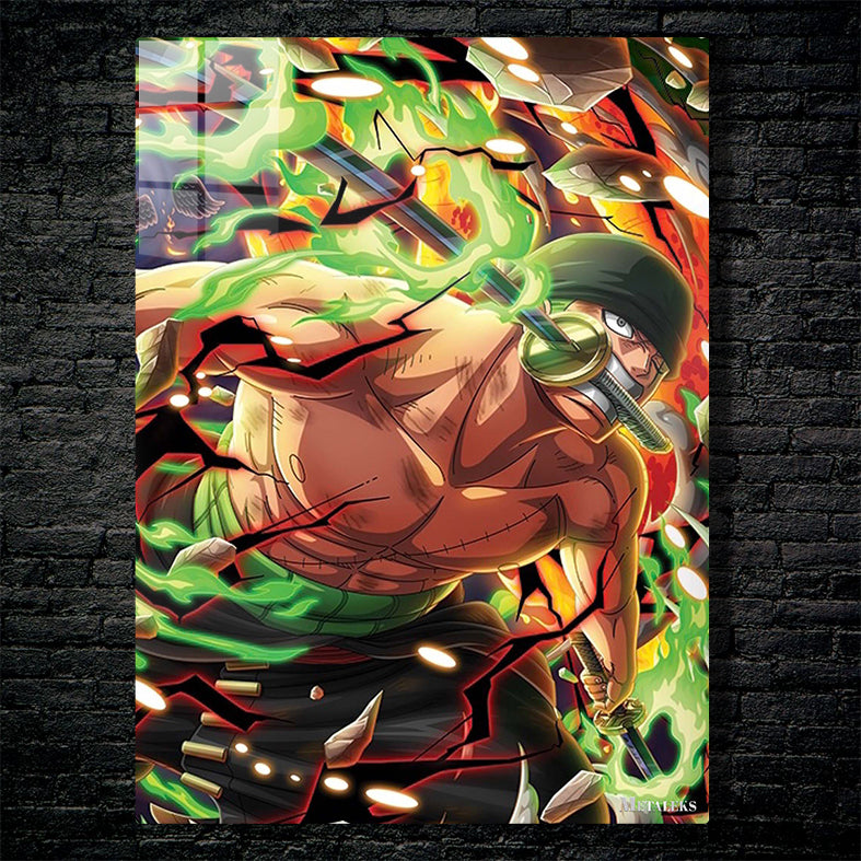 One Piece Zoro Power Art