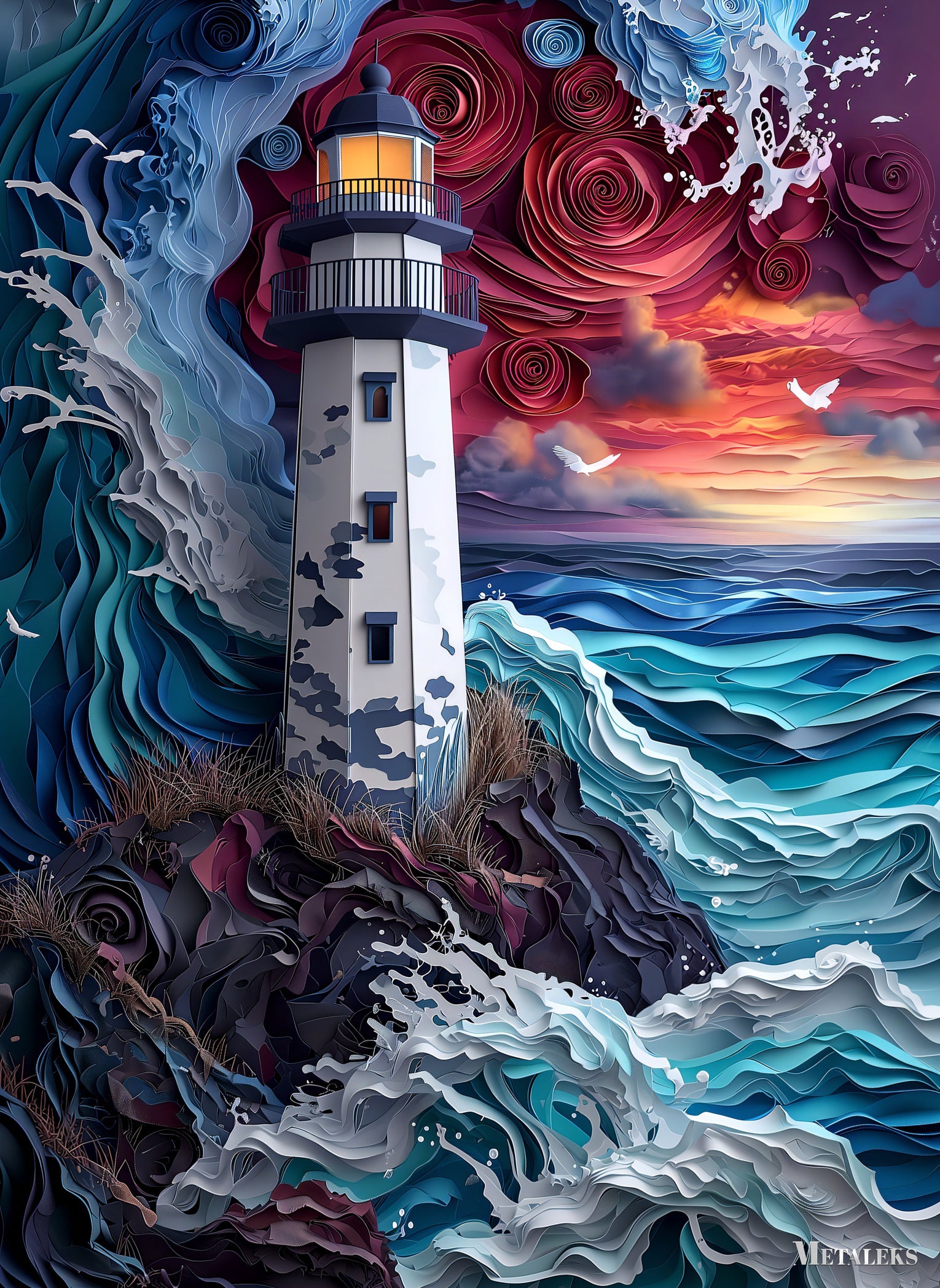 Paper Art_lighthouse