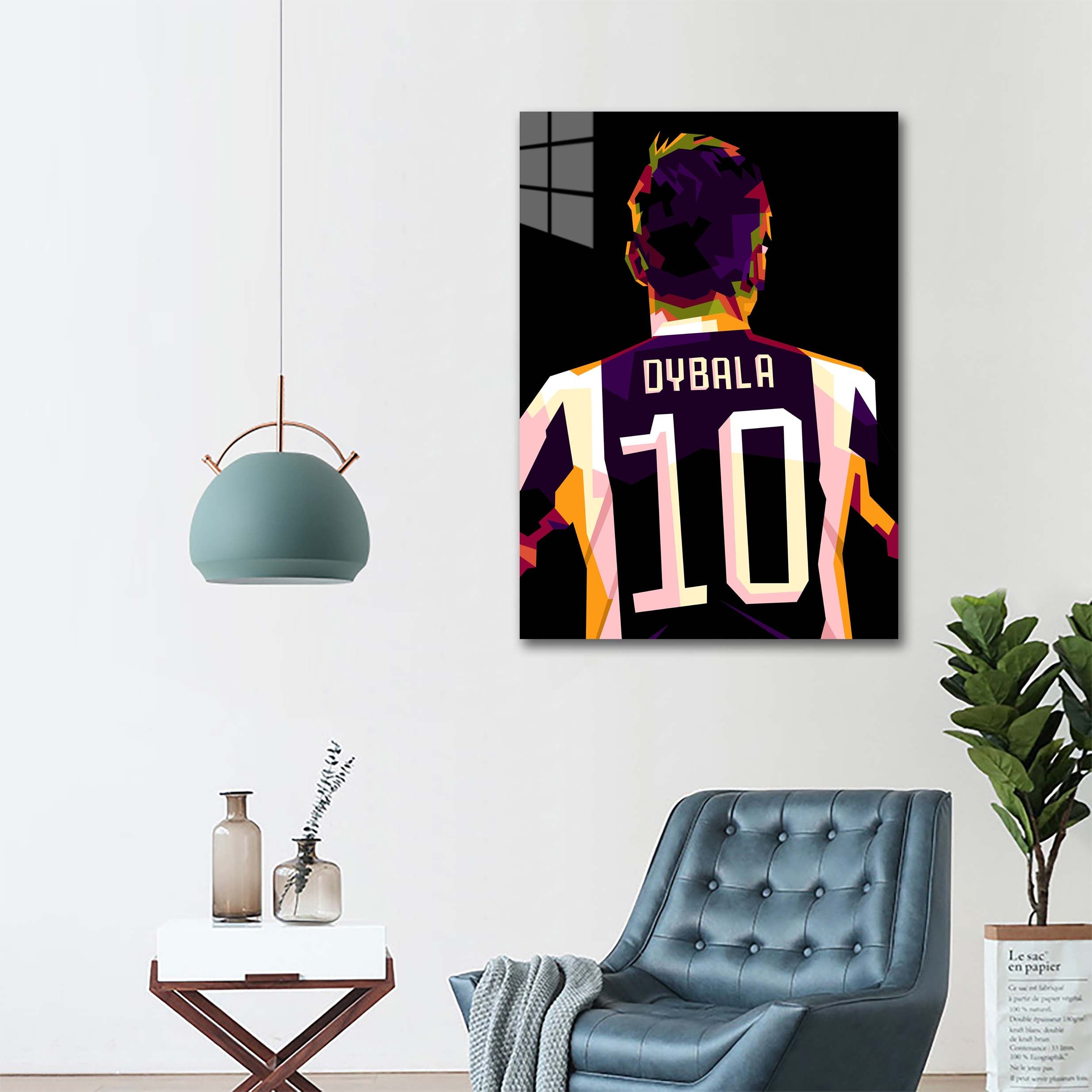 Paulo Dybala in best poster pop art