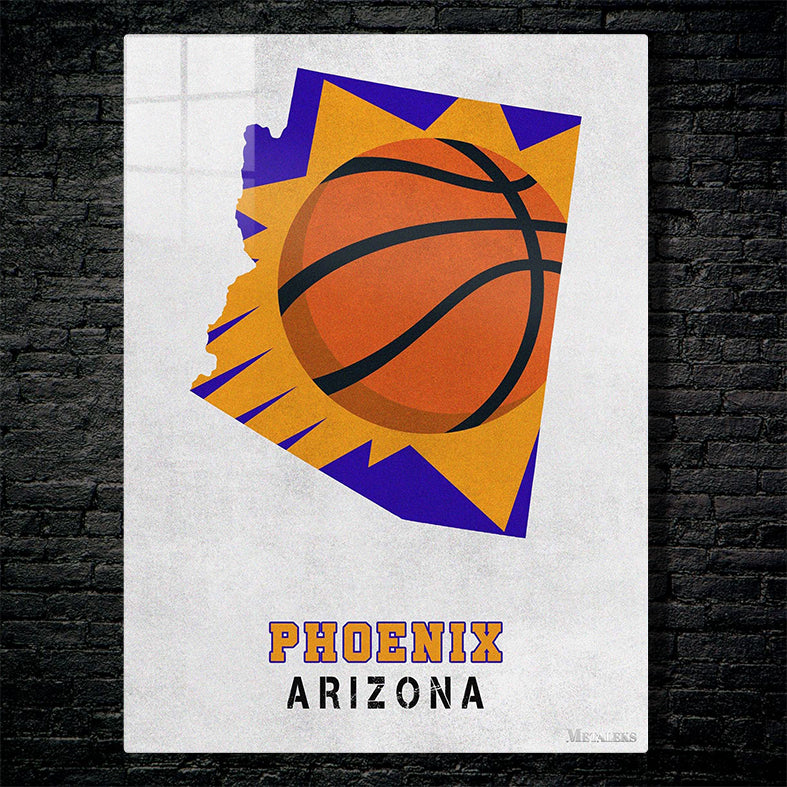 Phoenix Suns Phoenix Arizona State Map