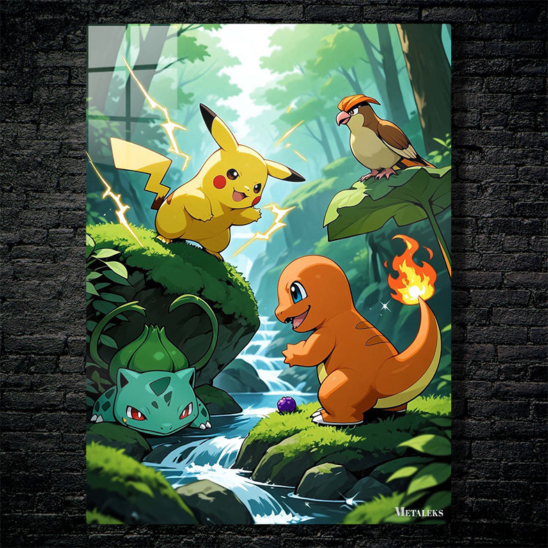 Pikachu Pokemon Pidgeotto Bulbasaur Charmander  D0801-25