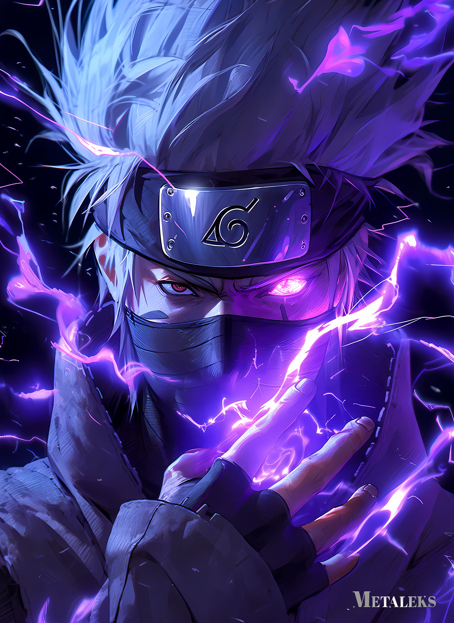 Purple Lightning Kakashi