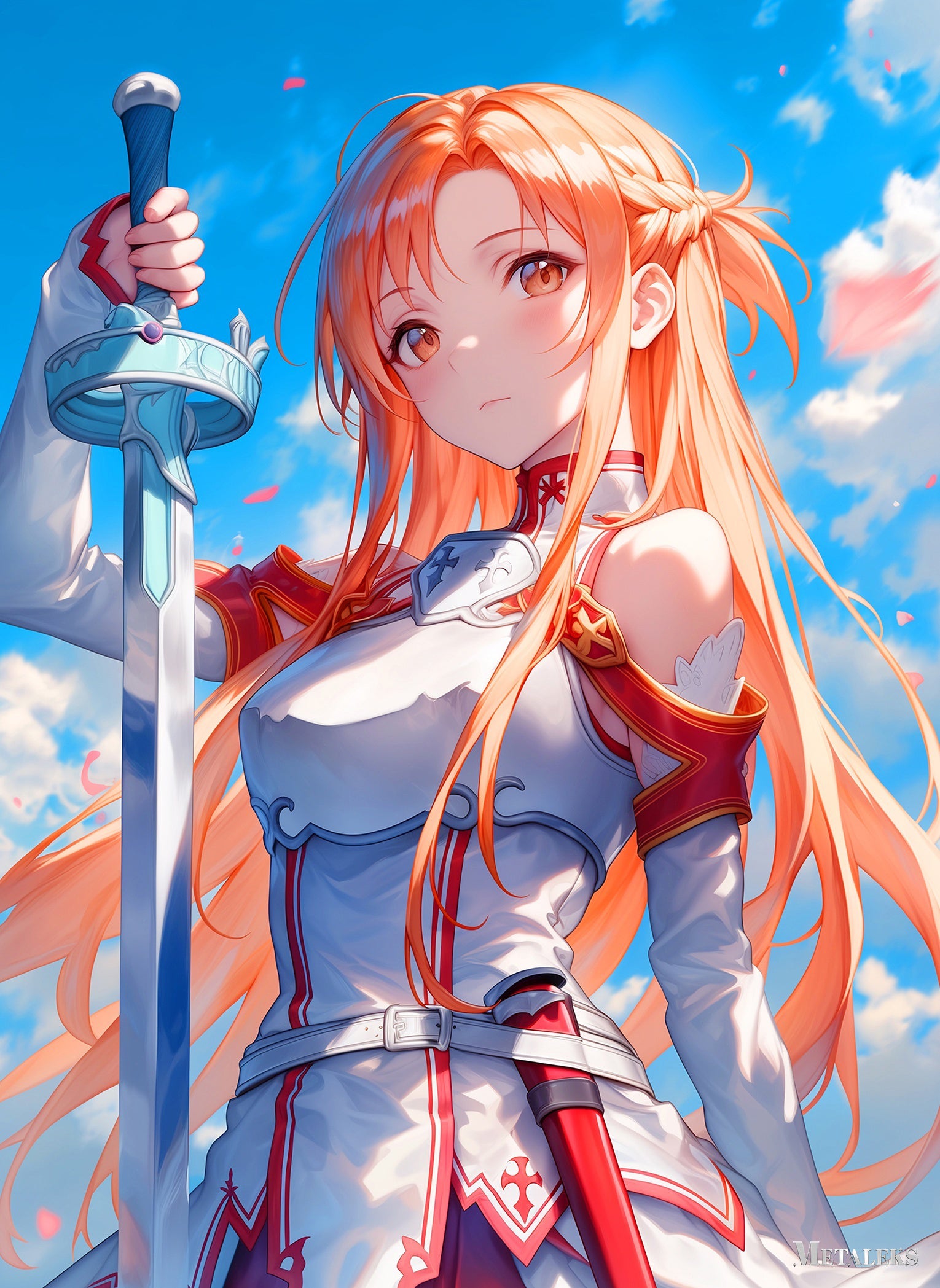 R108  asuna holding a sword