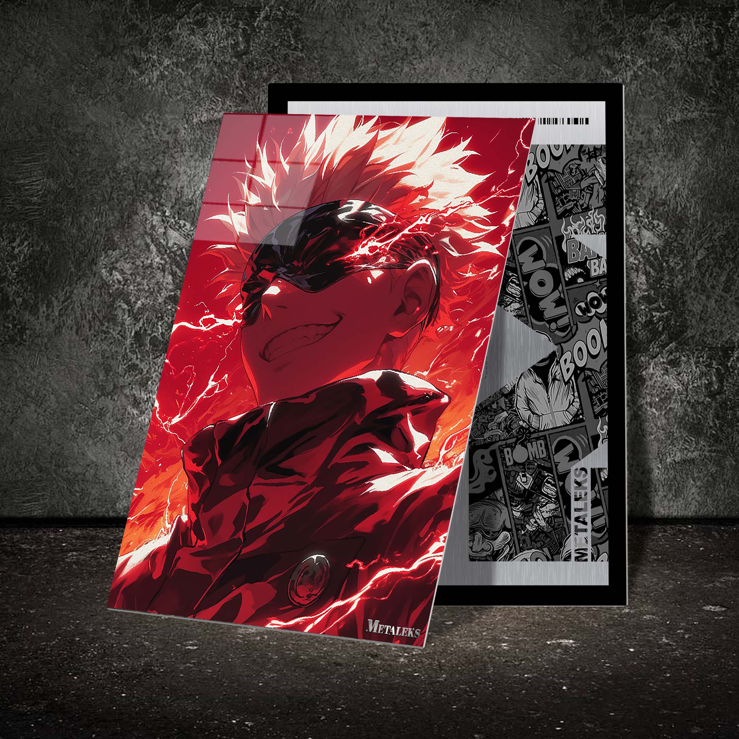 Red Gojo Satoru jujutsu Kaisen