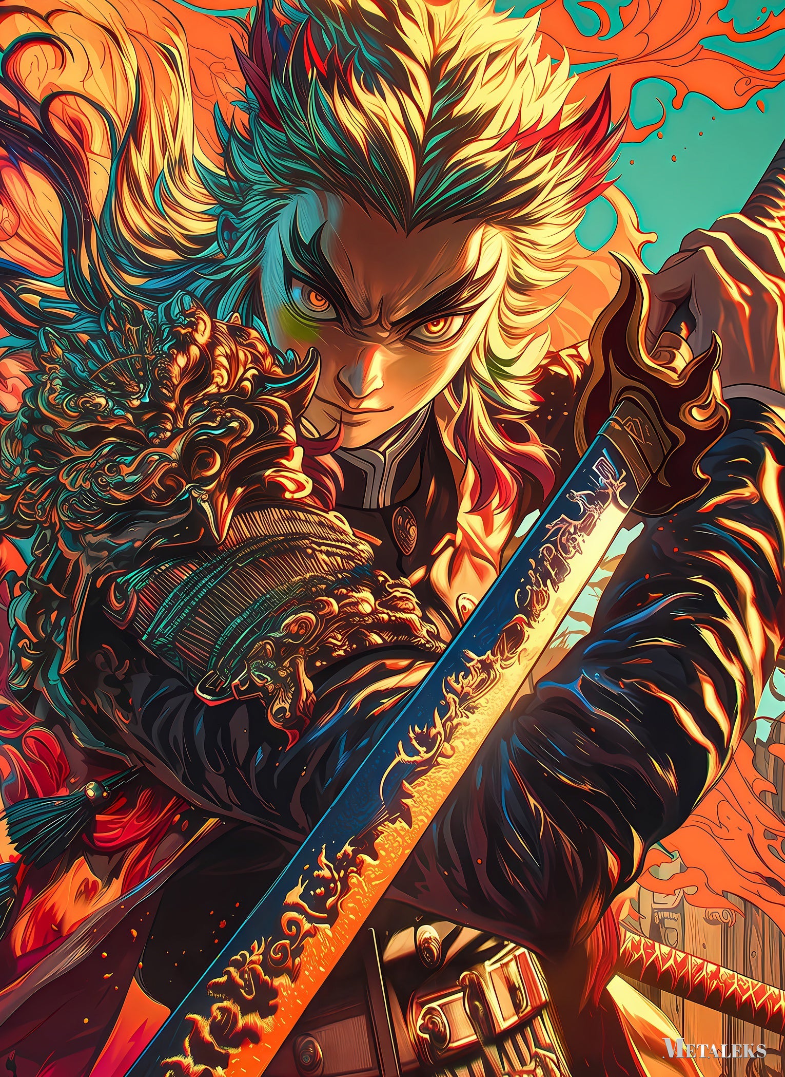 Rengoku Demon  Slayer  L081125