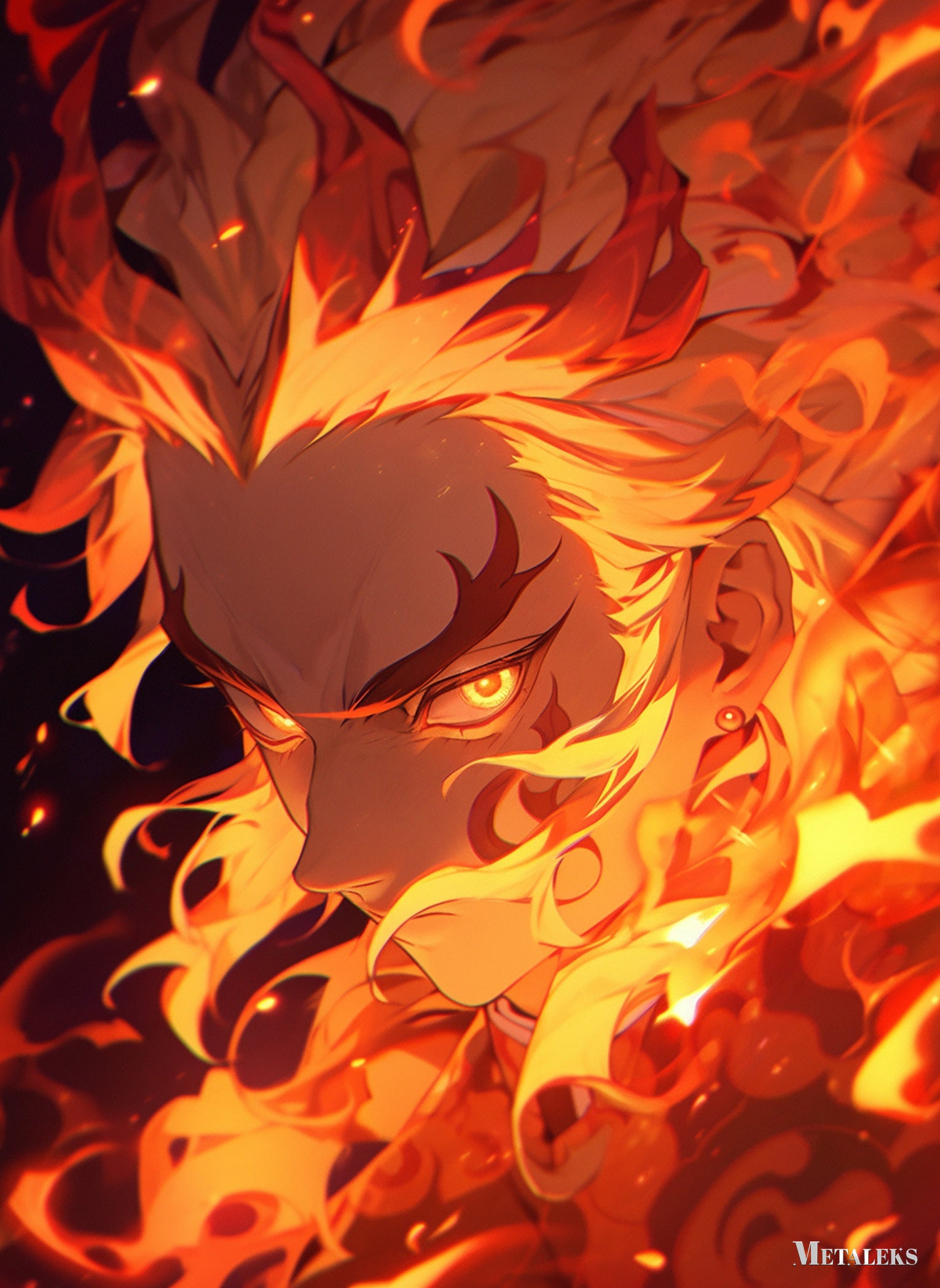 Rengoku Kyojuro Glowing