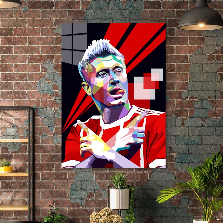 Robert Lewandowski Pop art