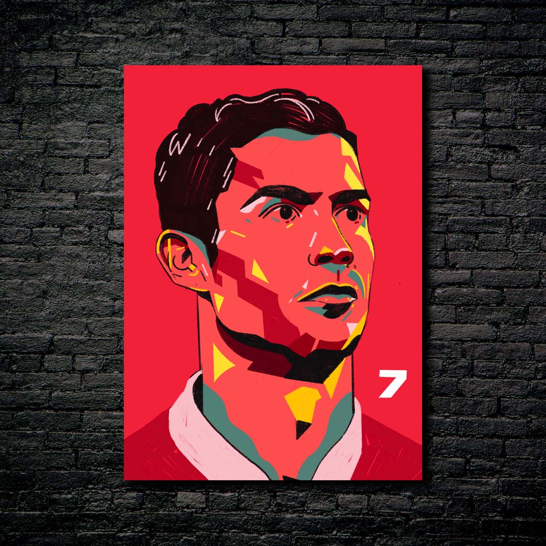 Ronaldo 7 Pop Art