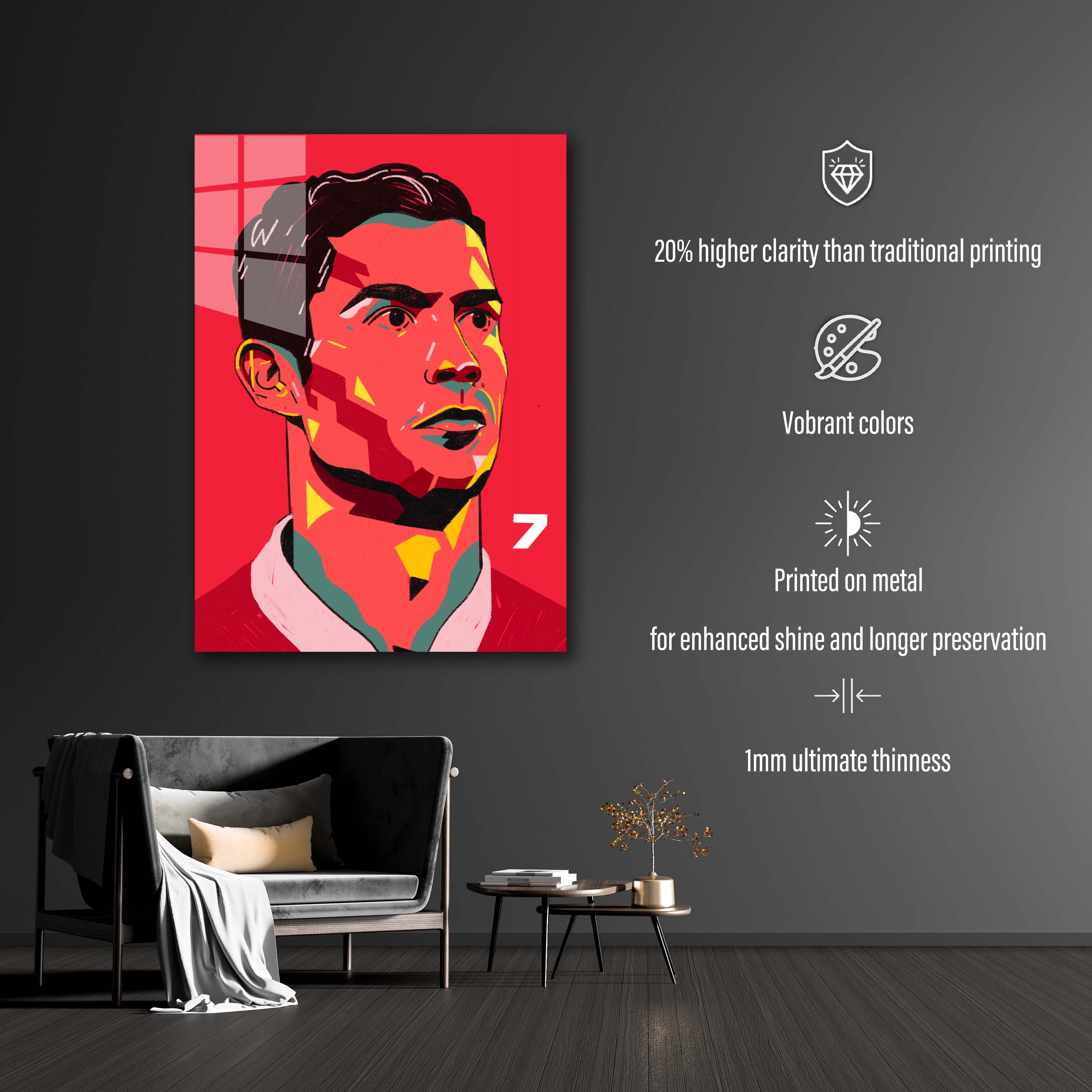 Ronaldo 7 Pop Art