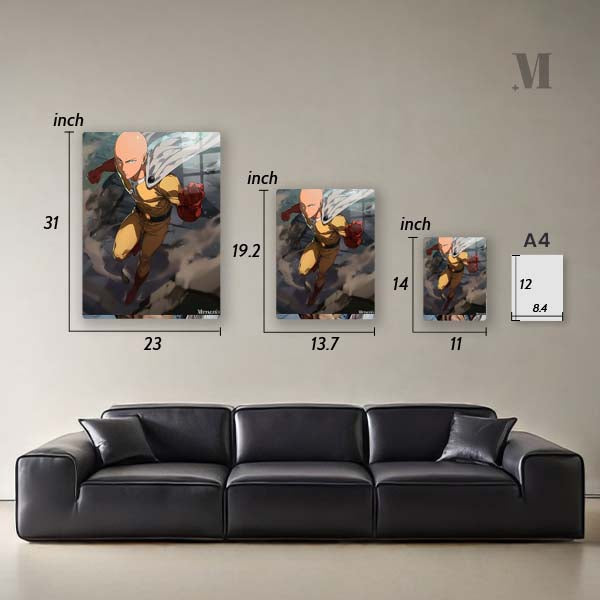 Saitama from one punch man anime