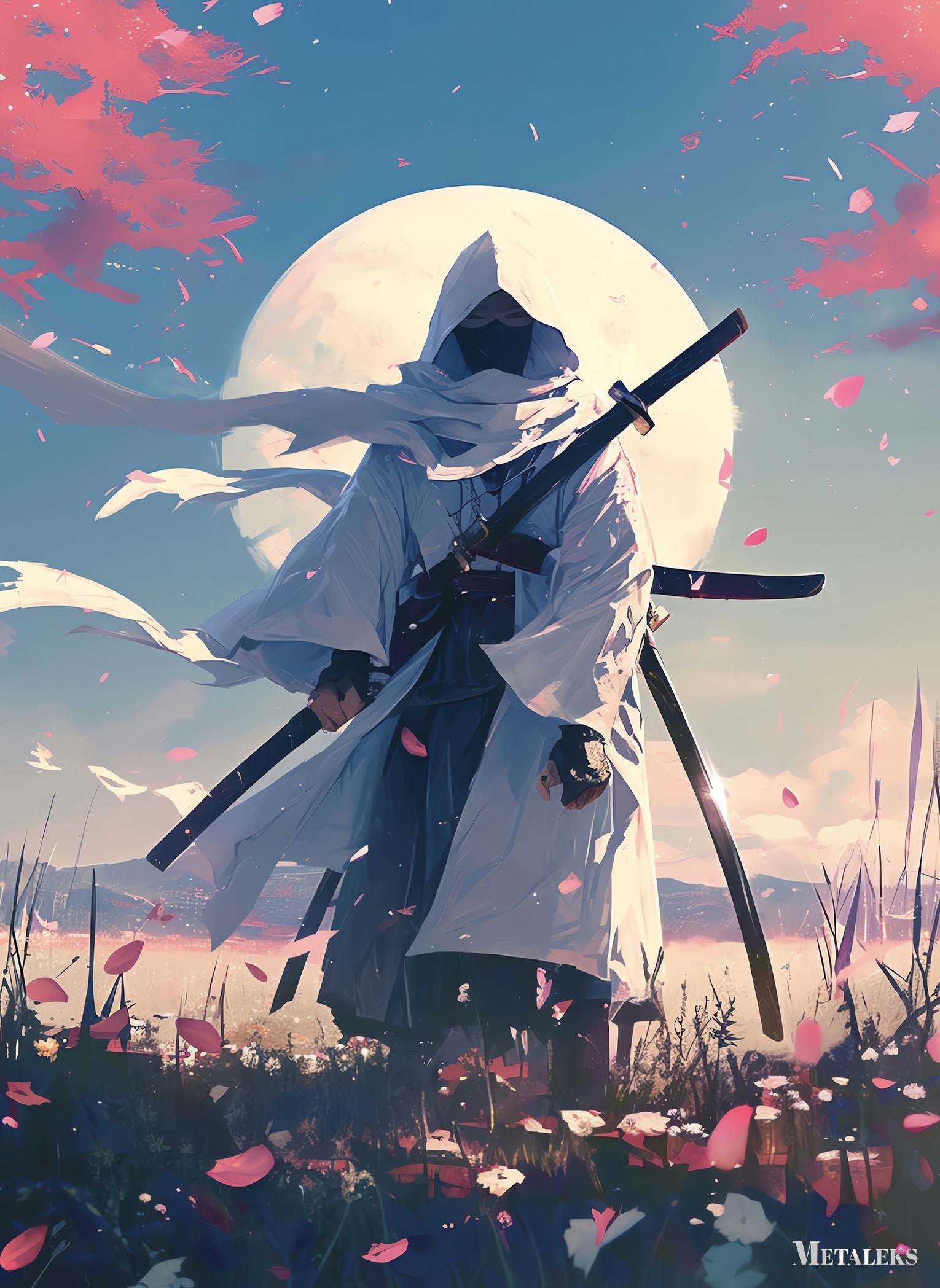 Samurai Ninja Anime Style Artwork