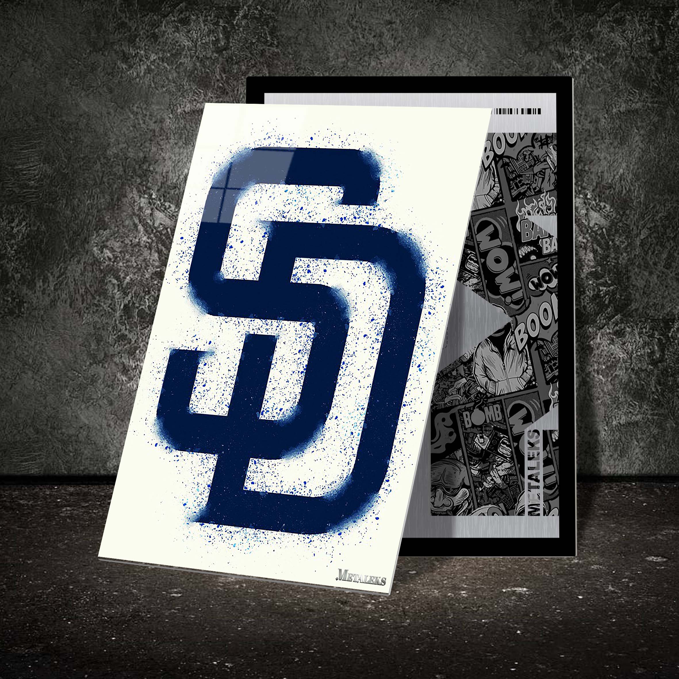 San Diego Padres Watercolor