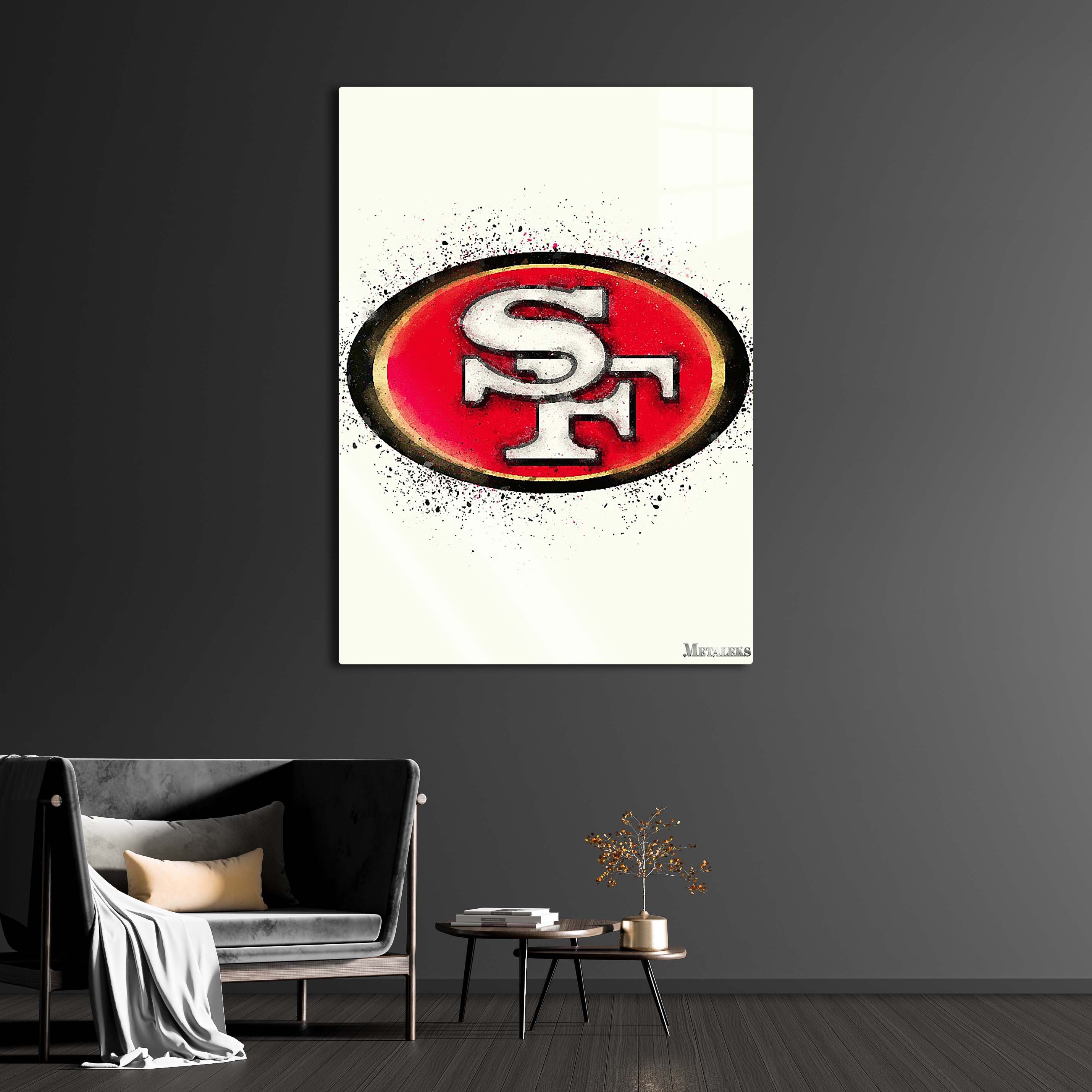 San Francisco 49ers Watercolor