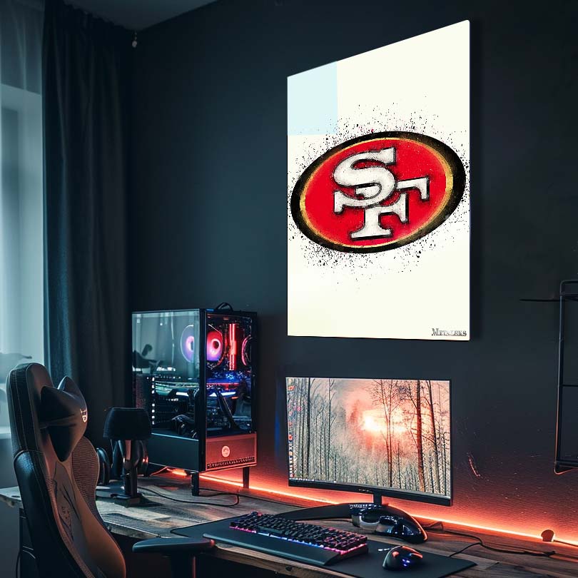 San Francisco 49ers Watercolor