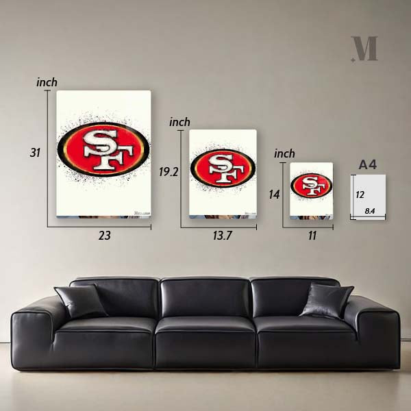 San Francisco 49ers Watercolor