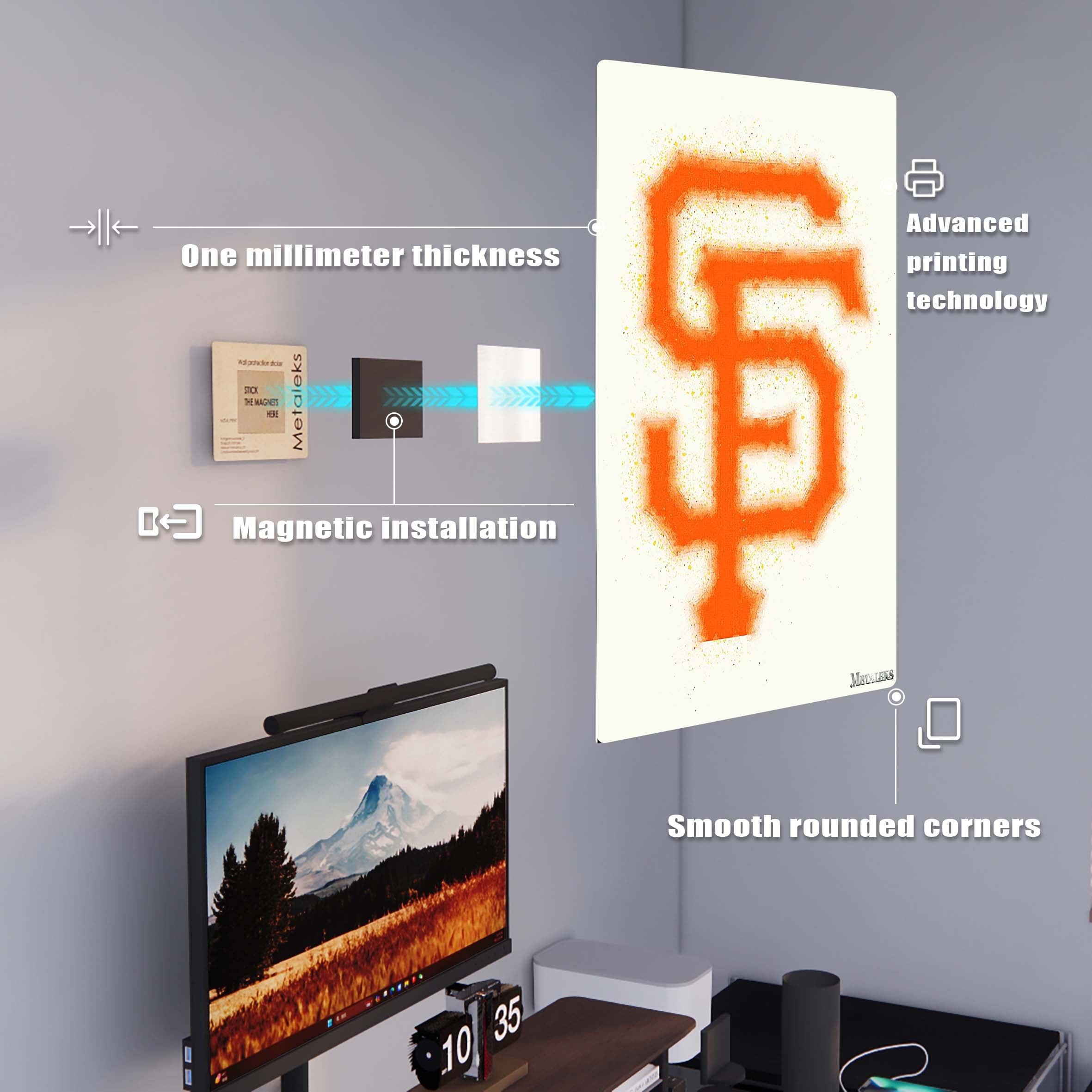 San Francisco Giants Watercolor